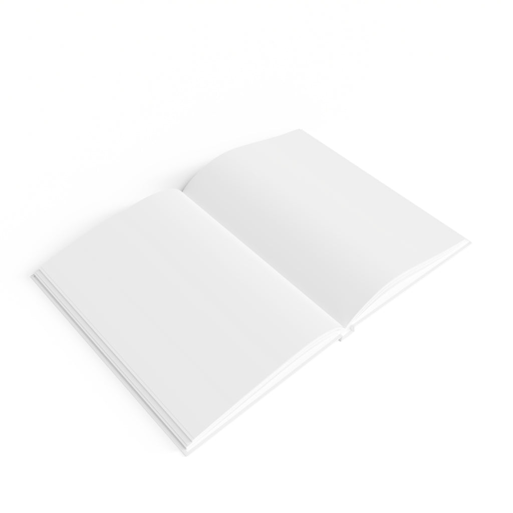 48 LAWS of FLOWER POWER Journal — Decorative Red & Blue Blank Notebook by Industry Plant