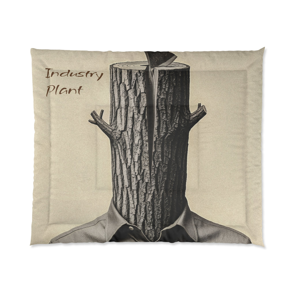 THE CORPORATE CHOPPING BLOCK Comforter by Industry Plant @AutoPaybump