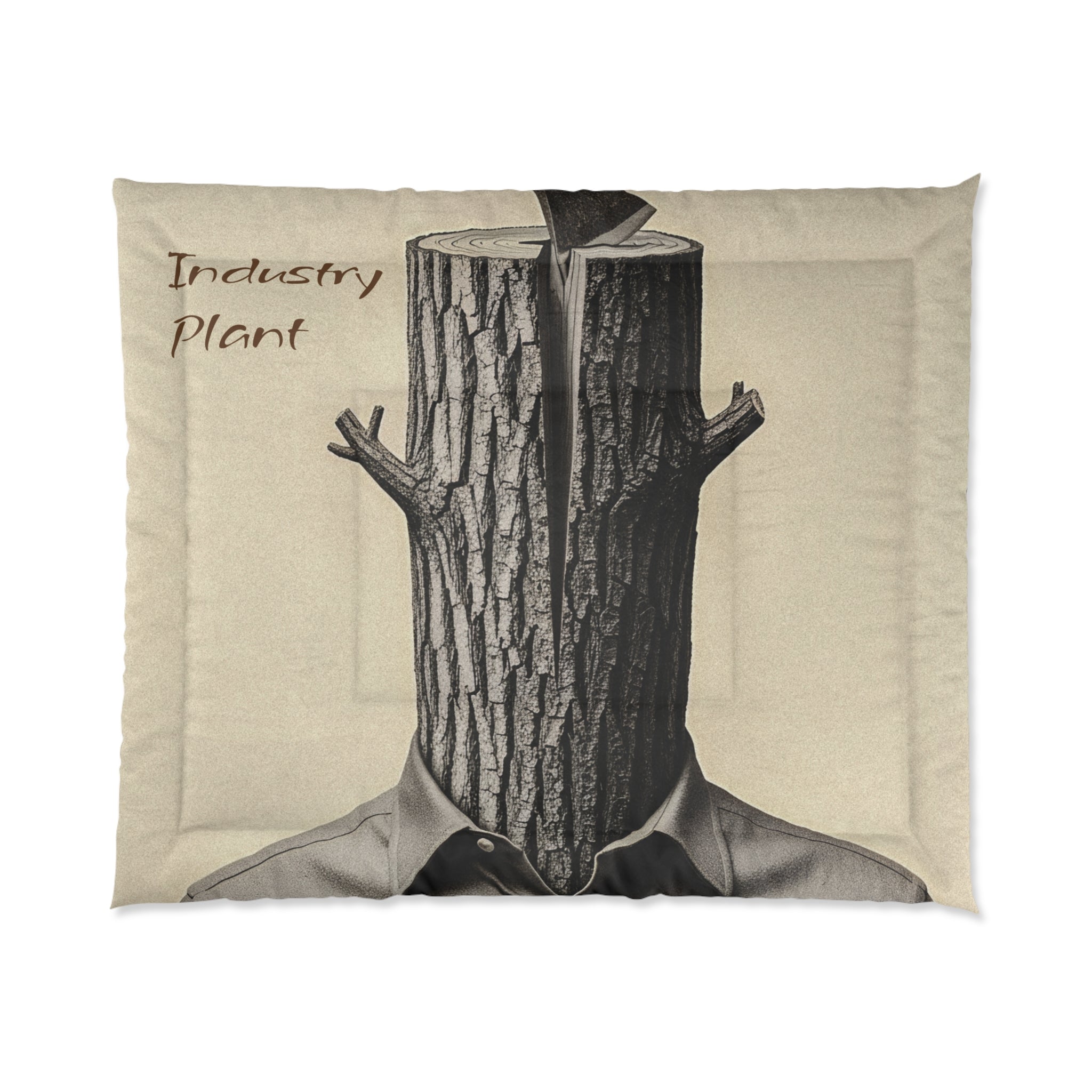 THE CORPORATE CHOPPING BLOCK Comforter by Industry Plant @AutoPaybump