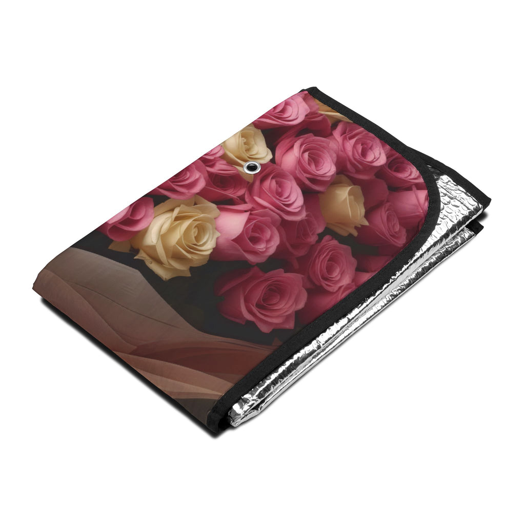 XOXO MS. BLOOMINGDALES PINK - Stylish & Edgy Car Sun Shades - Perfect for Summer Road Trips - Designed by Industry Plant @AutoPaybump
