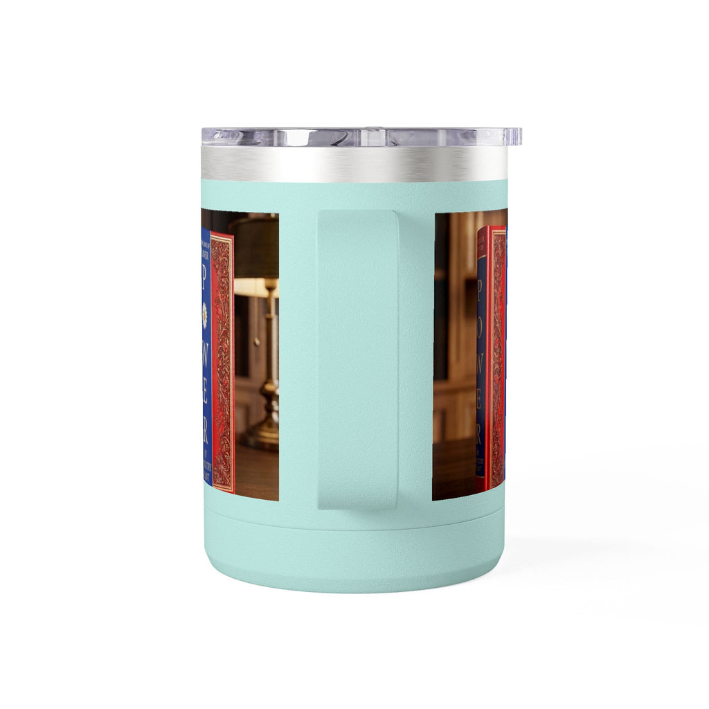 Galvanized Steel 48 LAWS of FLOWER POWER 15oz Coffee Mug Tumbler - #BookTok - Themed Unique Gift for Coffee Lovers by INDUSTRY PLANT