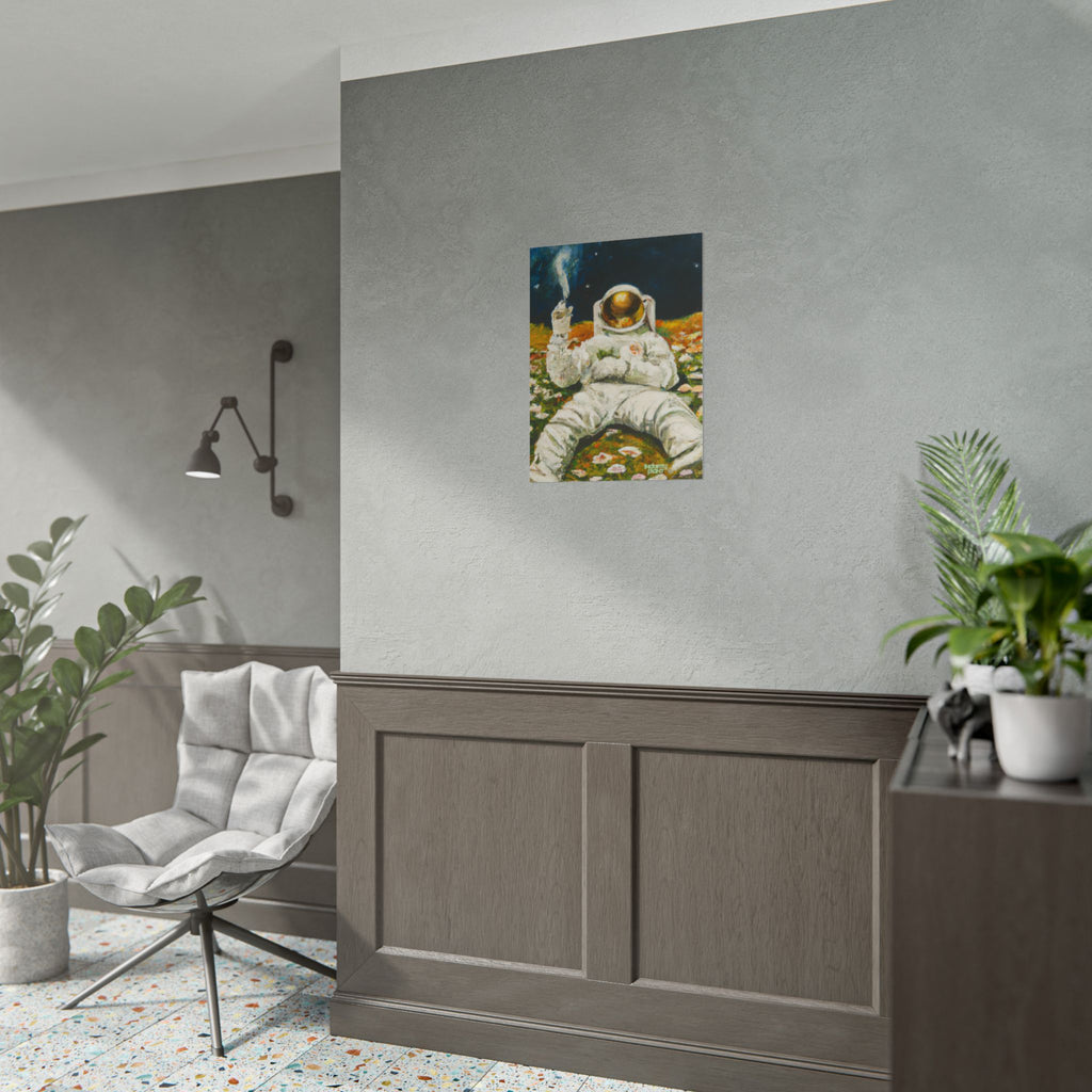 ASTRO STONER Fine Art Astronaut Poster — Retro Space Fine Art Print BY INDUSTRY PLANT @AutoPaybump