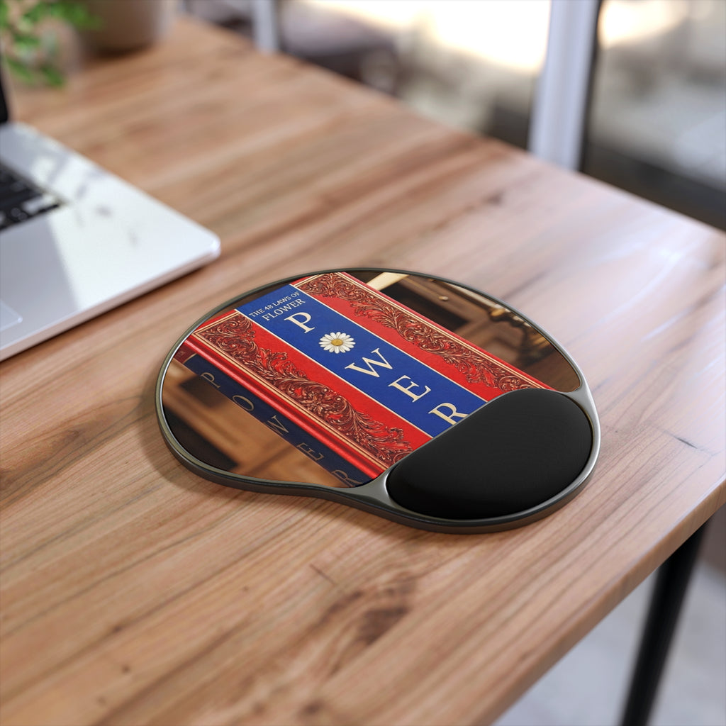 48 LAWS of FLOWER POWER Creative Mouse Pad with Wrist Rest | Designed by INDUSTRY PLANT