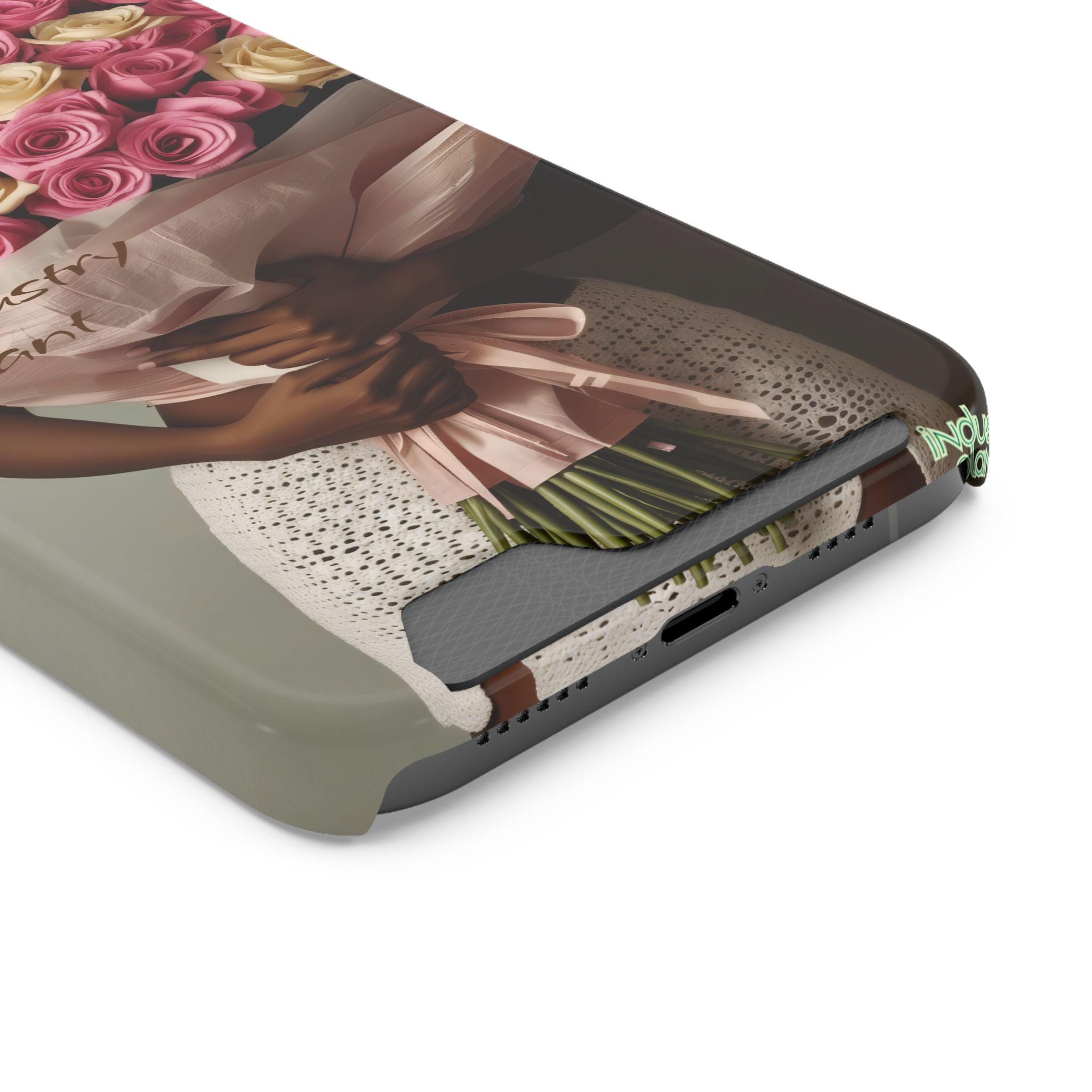 XOXO MS. BLOOMINGDALES PINK Stylish Phone Case with Card Holder by Industry Plant @AutoPaybump