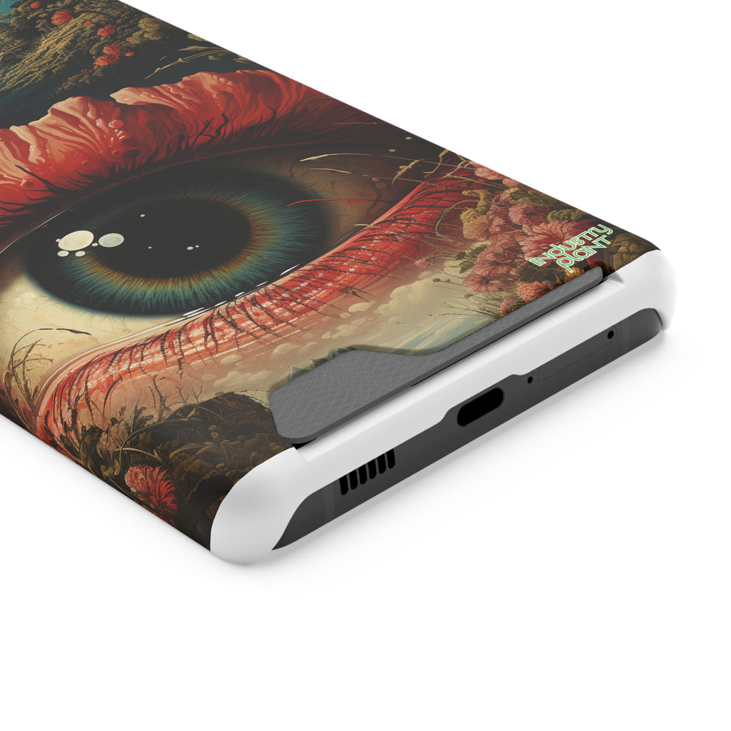 Eye Bloom Here... Stylish Phone Case with Card Holder by INDUSTRY PLANT @AutoPaybump