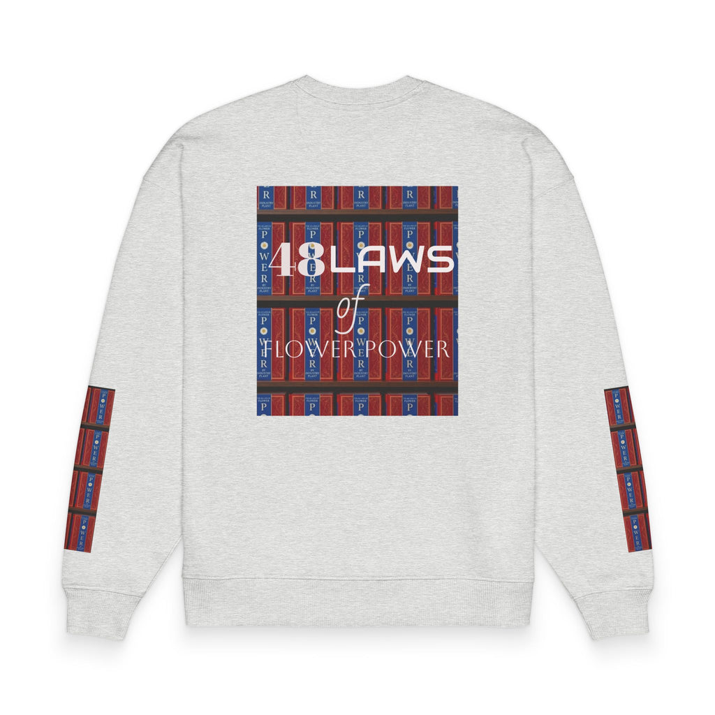 48 Laws of Flower Power Graphic Crewneck Sweatshirt by Industry Plant