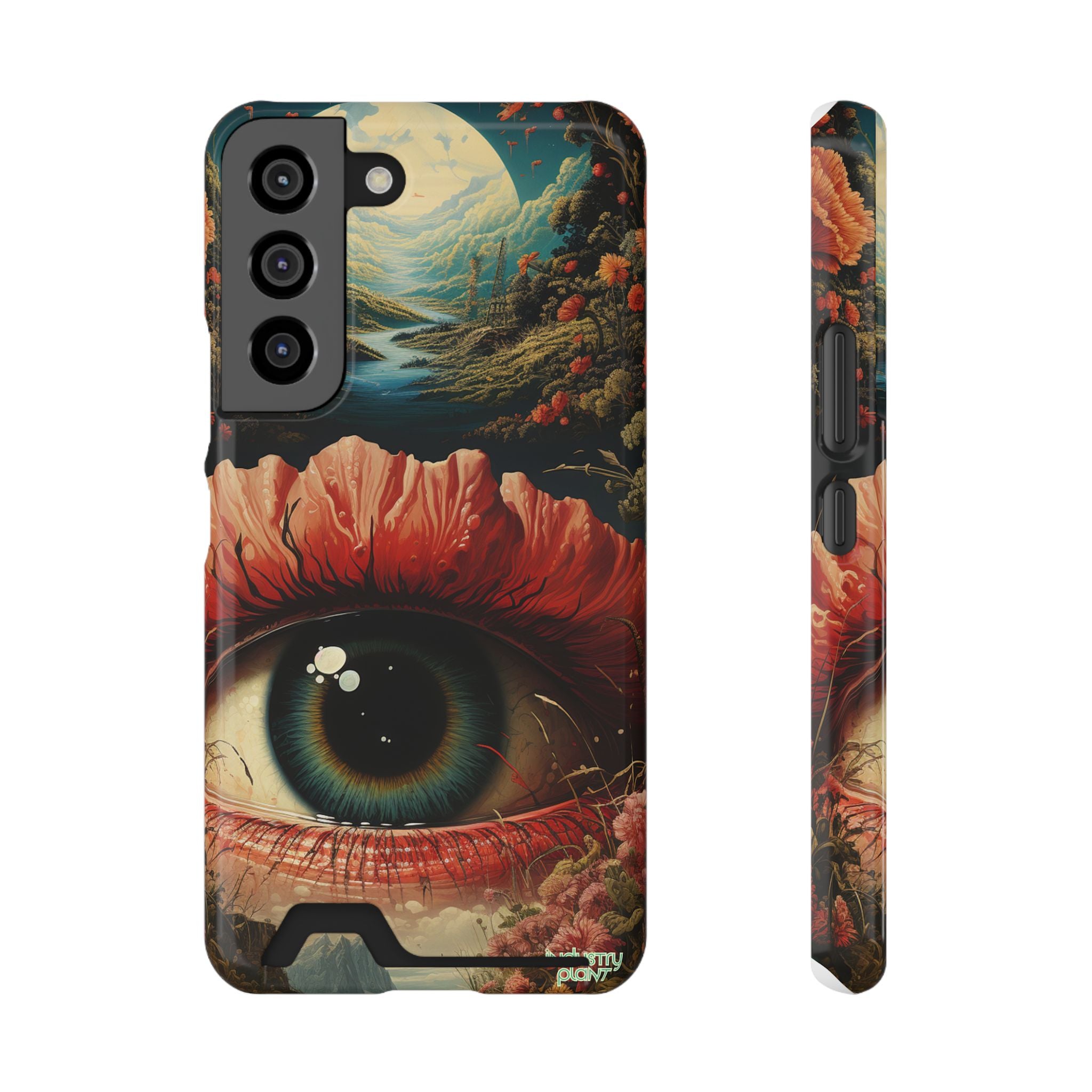 Eye Bloom Here... Stylish Phone Case with Card Holder by INDUSTRY PLANT @AutoPaybump