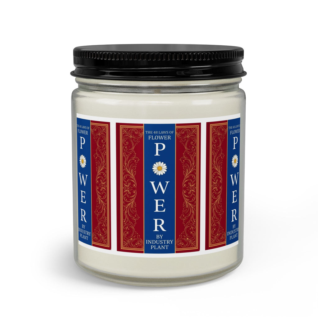 48 LAWS of FLOWER POWER Scented Candle Set with Matches & Wick Trimmer by Industry Plant
