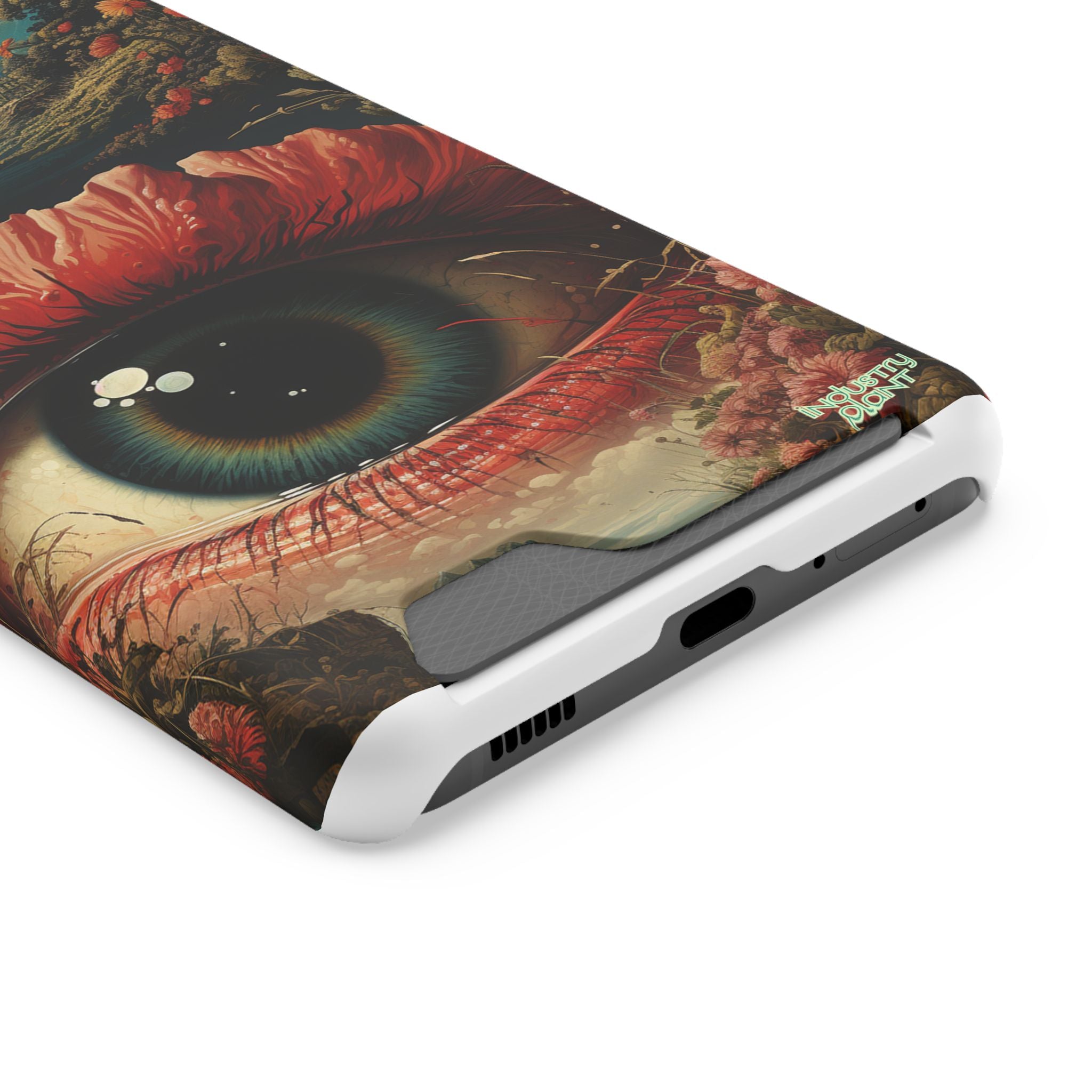 Eye Bloom Here... Stylish Phone Case with Card Holder by INDUSTRY PLANT @AutoPaybump