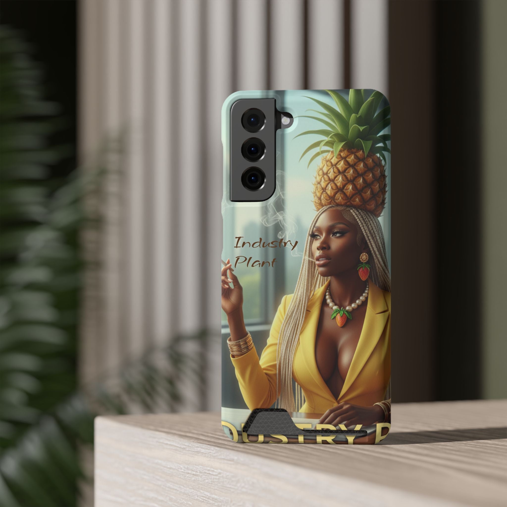 INDUSTRY PLANT Stylish Phone Case with Card Holder by Technically DopeAF @AutoPaybump