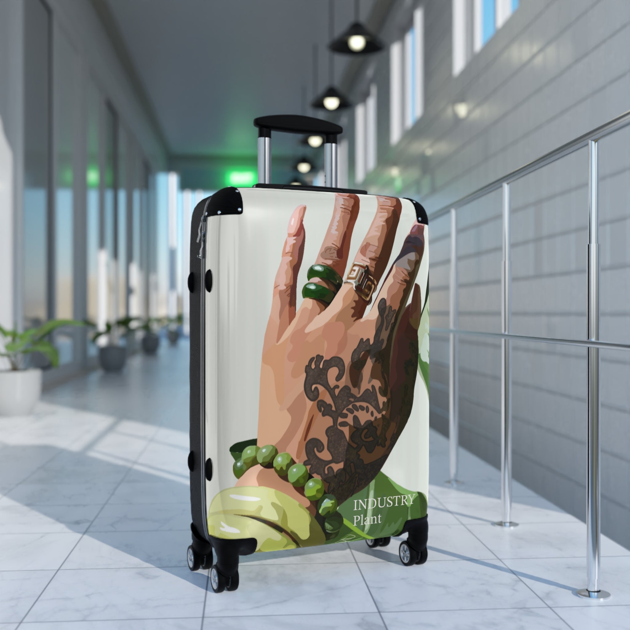 TATTED GREEN THUMB Suitcase by INDUSTRY PLANT by @AutoPaybump