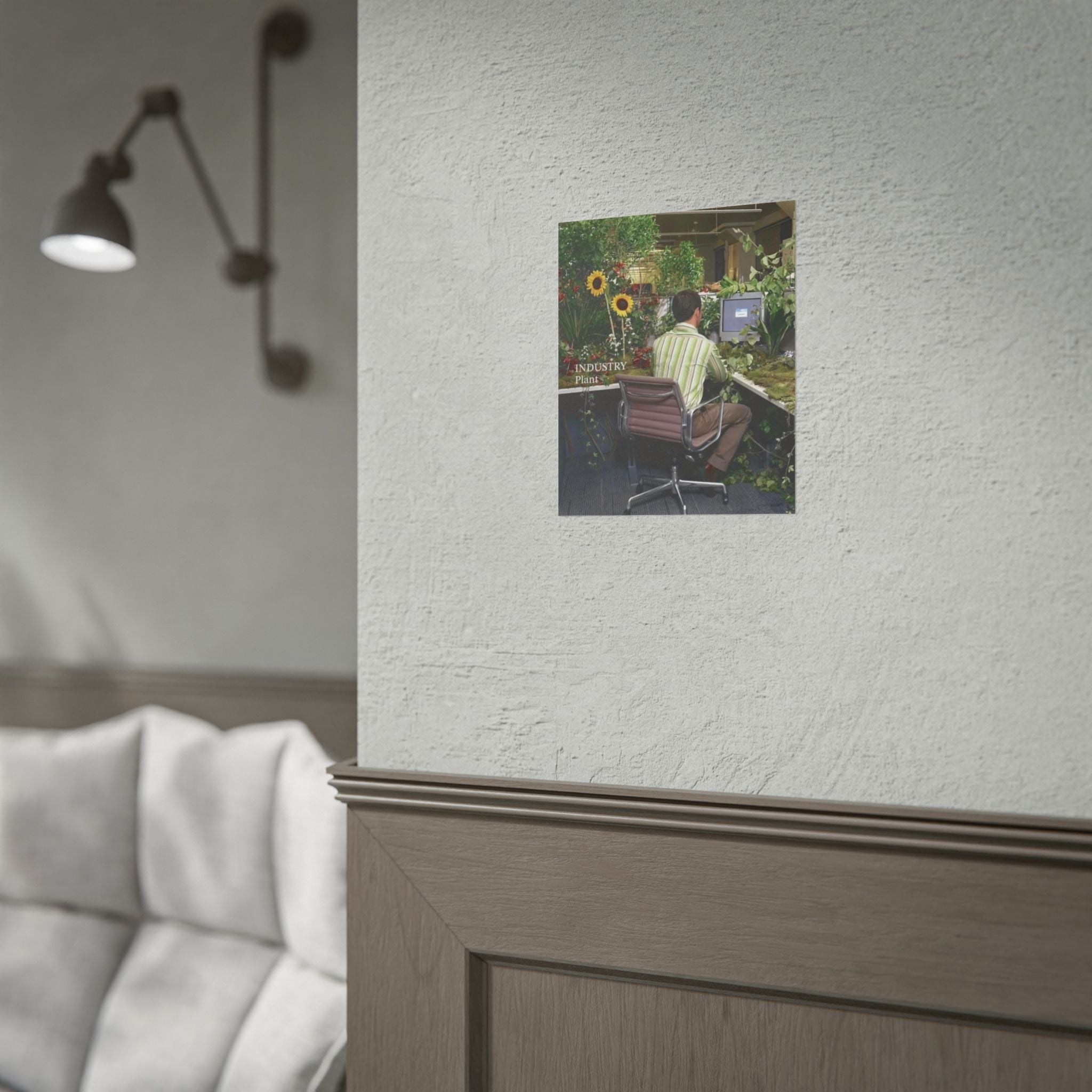 YOU'VE OUTGROWN THIS DAMN JOB!!! Fine Art Poster — Office Garden Fine Art Print by Industry Plant @AutoPaybump