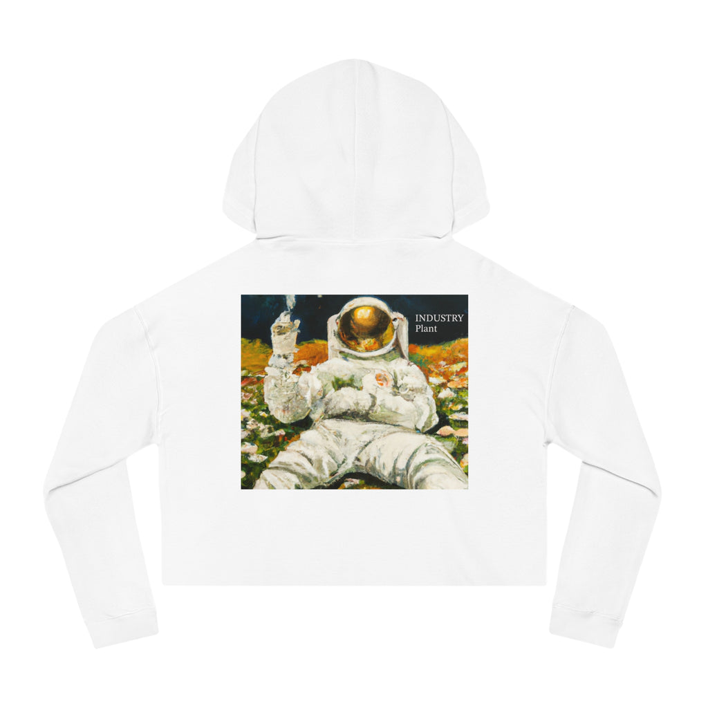 ASTRO STONER Chic Women's Cropped Hoodie by INDUSTRY PLANT @AutoPaybump