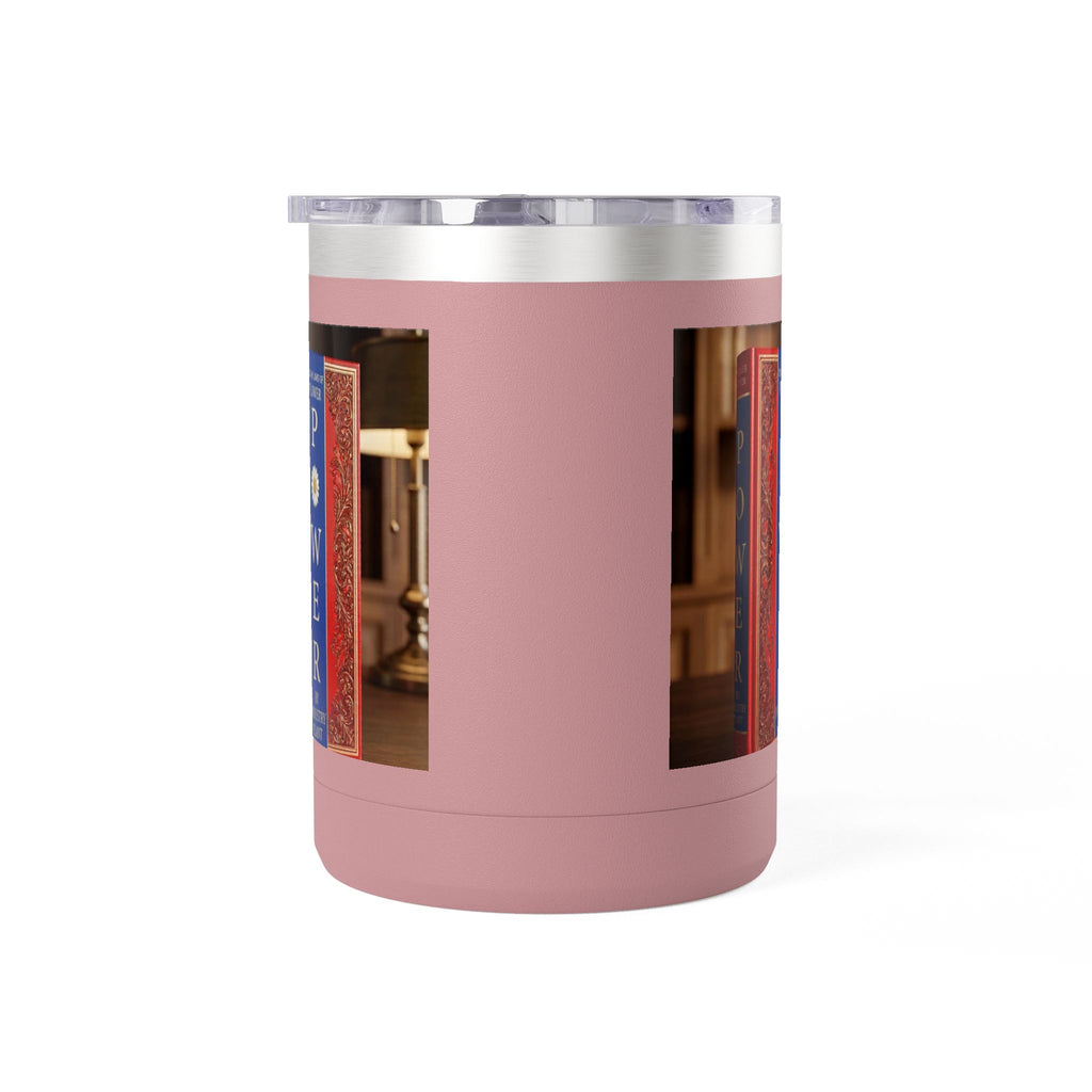 Galvanized Steel 48 LAWS of FLOWER POWER 15oz Coffee Mug Tumbler - #BookTok - Themed Unique Gift for Coffee Lovers by INDUSTRY PLANT