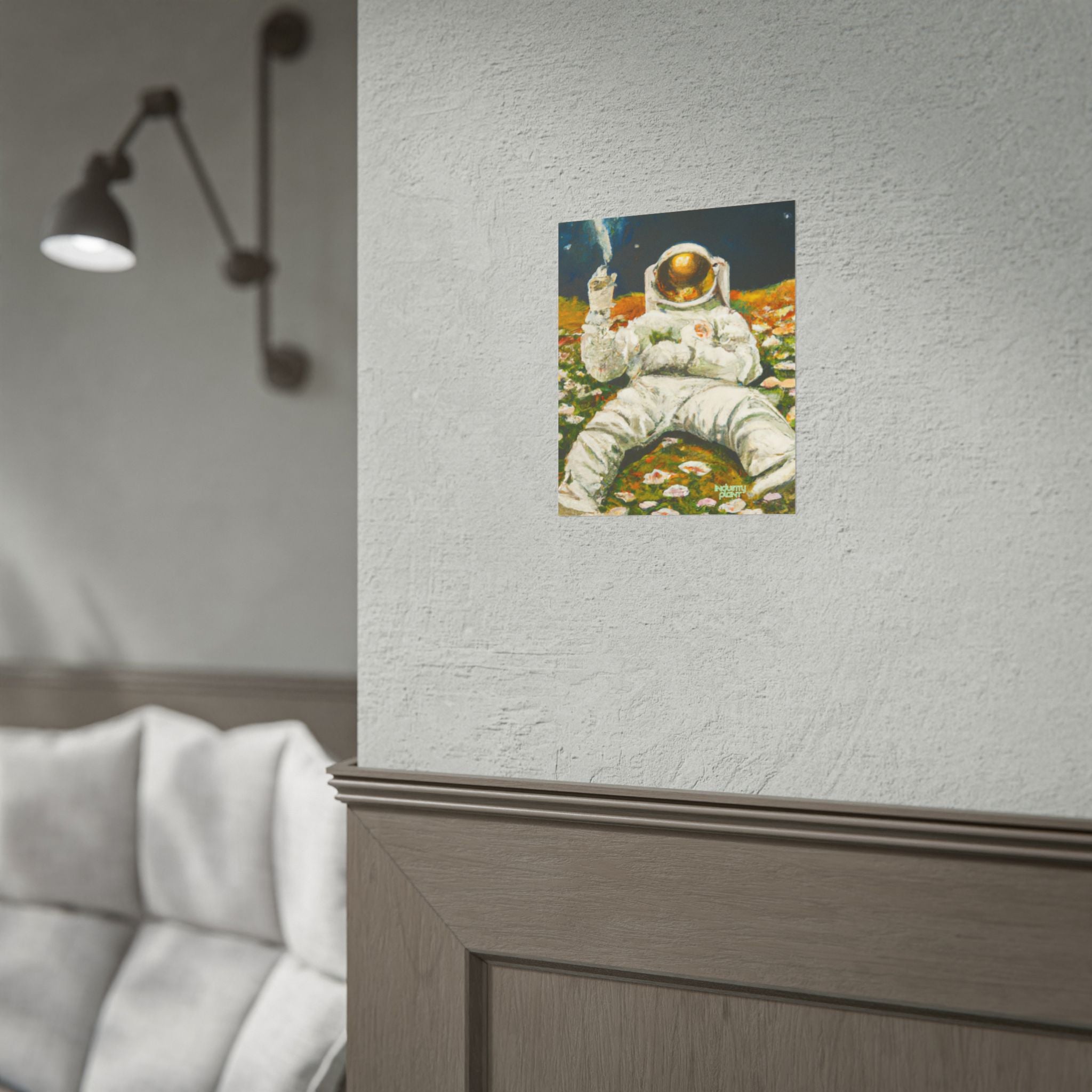 ASTRO STONER Fine Art Astronaut Poster — Retro Space Fine Art Print BY INDUSTRY PLANT @AutoPaybump