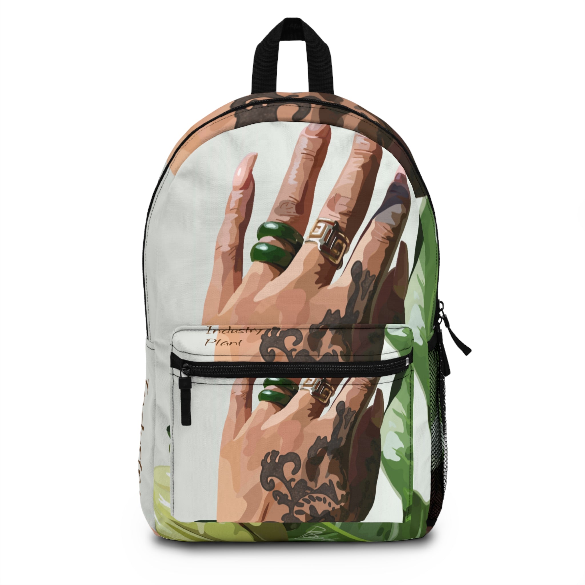 TATTED GREEN THUMB Unique Graphic Backpack by Industry Plant @AutoPaybump