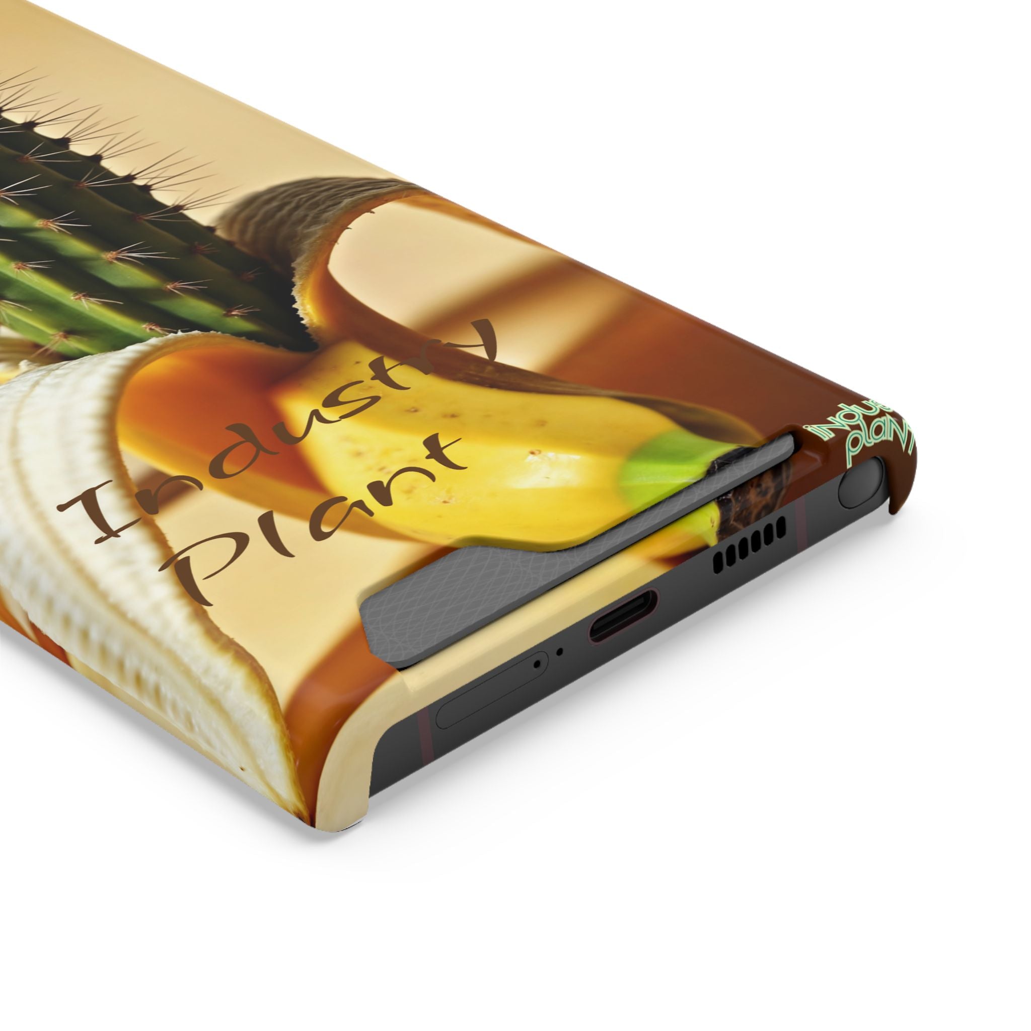 PEEL MY PRICKLED PECKER Stylish Phone Case with Card Holder by Industry Plant @AutoPaybump