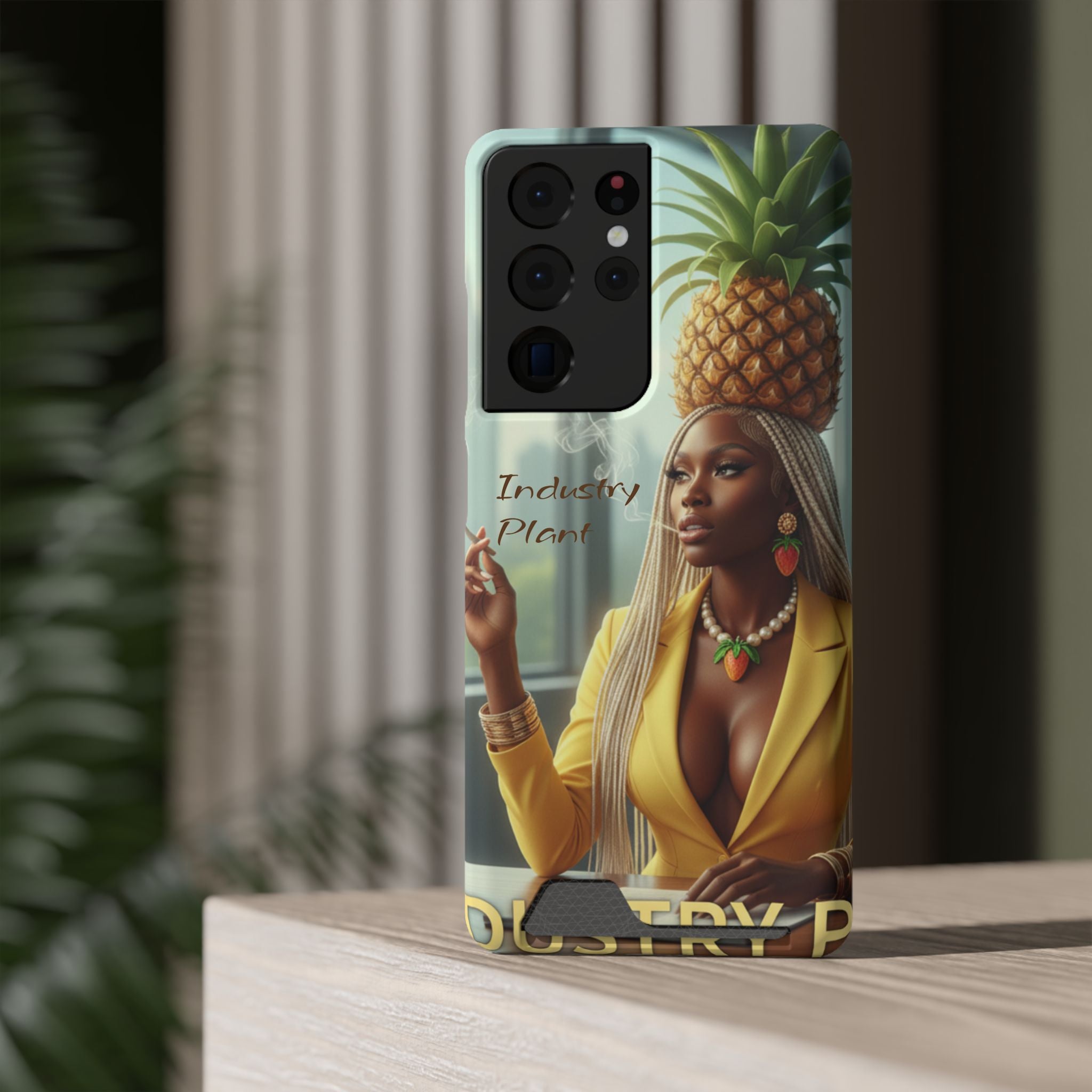 OSHUN EXHALES Stylish Phone Case with Card Holder by Industry Plant @AutoPaybump