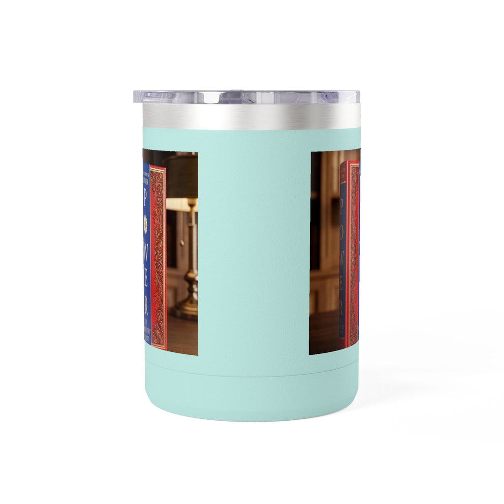 Galvanized Steel 48 LAWS of FLOWER POWER 15oz Coffee Mug Tumbler - #BookTok - Themed Unique Gift for Coffee Lovers by INDUSTRY PLANT