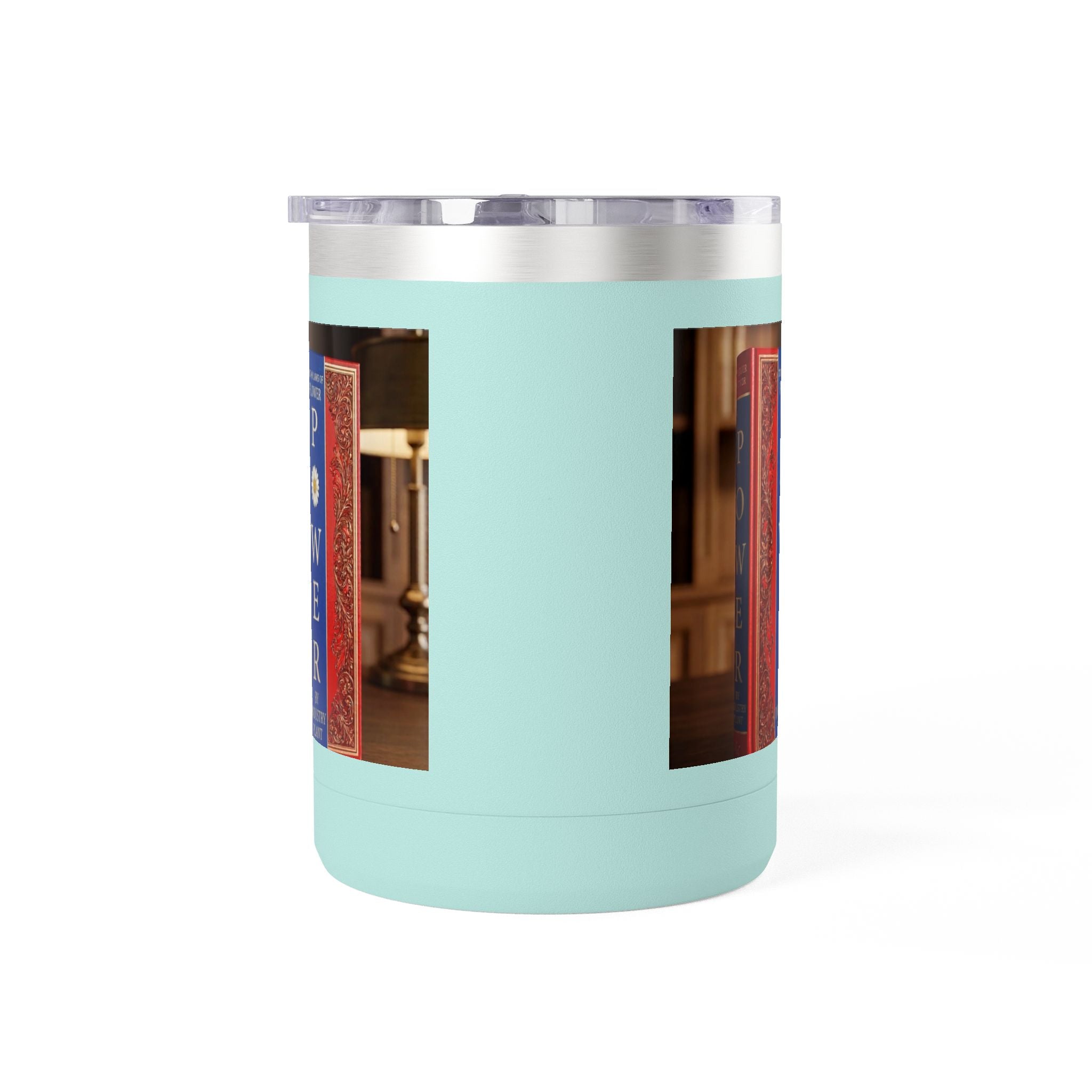 Galvanized Steel 48 LAWS of FLOWER POWER 15oz Coffee Mug Tumbler - #BookTok - Themed Unique Gift for Coffee Lovers by INDUSTRY PLANT