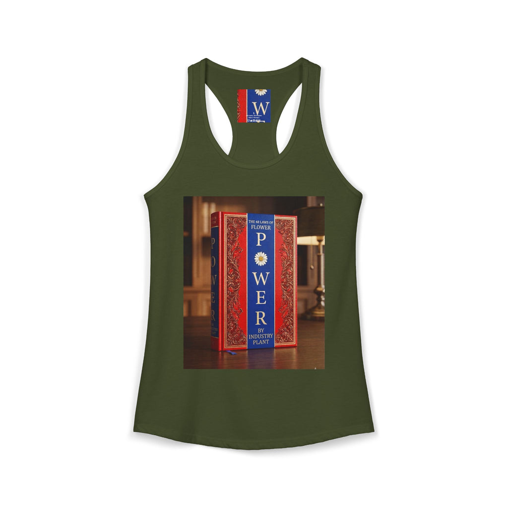 48 LAWS of FLOWER POWER Women's Ideal Racerback Tank by Industry Plant