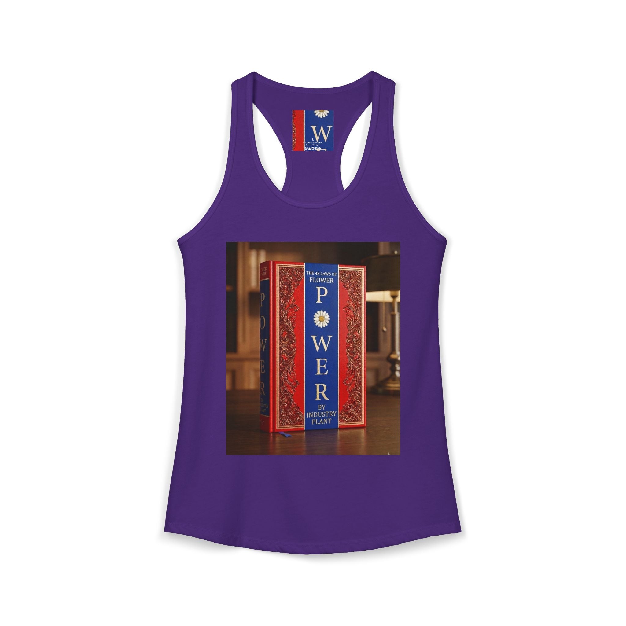 48 LAWS of FLOWER POWER Women's Ideal Racerback Tank by Industry Plant