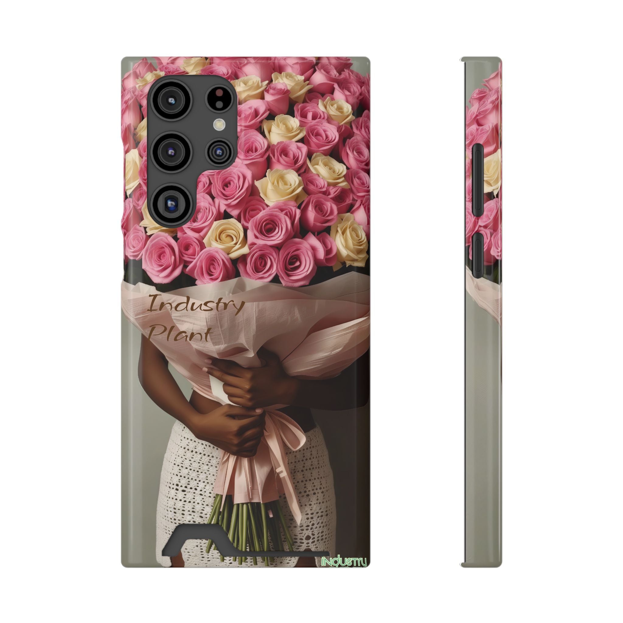 XOXO MS. BLOOMINGDALES PINK Stylish Phone Case with Card Holder by Industry Plant @AutoPaybump
