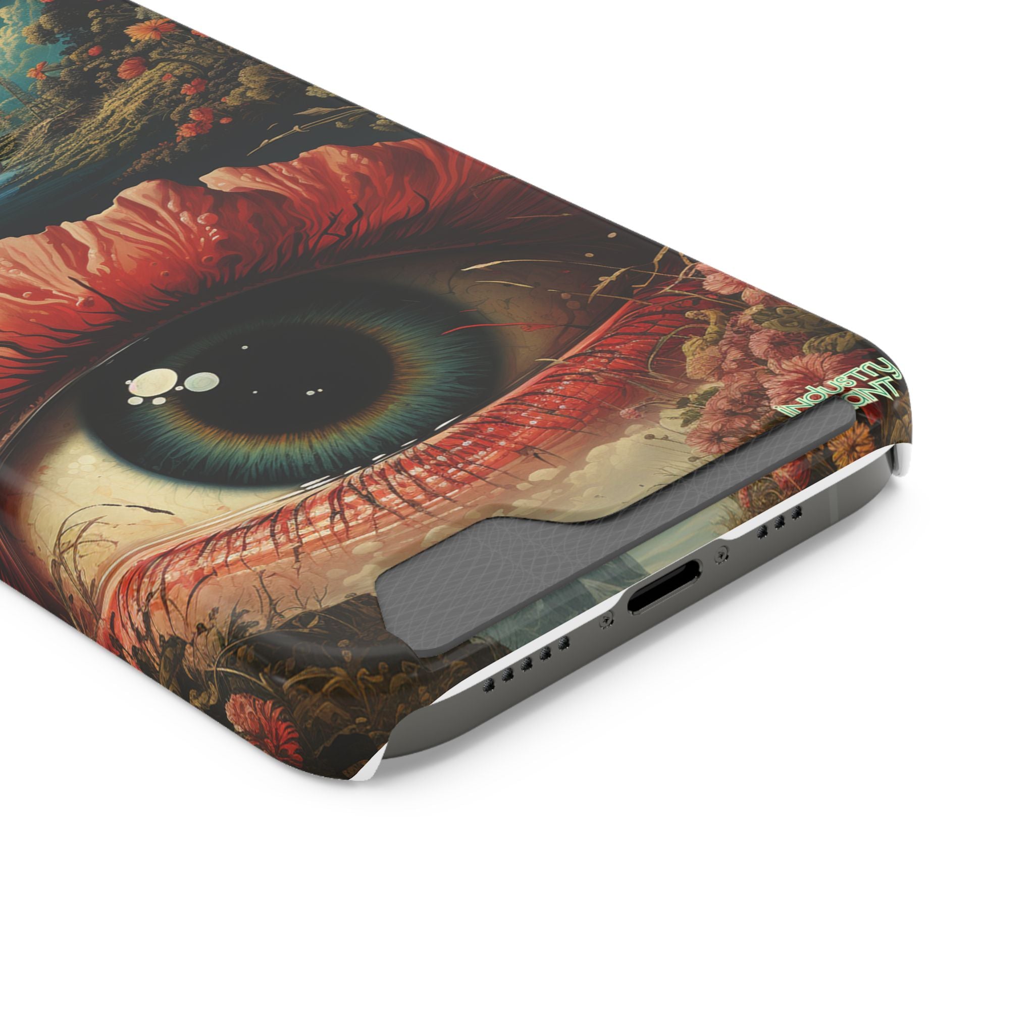 Eye Bloom Here... Stylish Phone Case with Card Holder by INDUSTRY PLANT @AutoPaybump