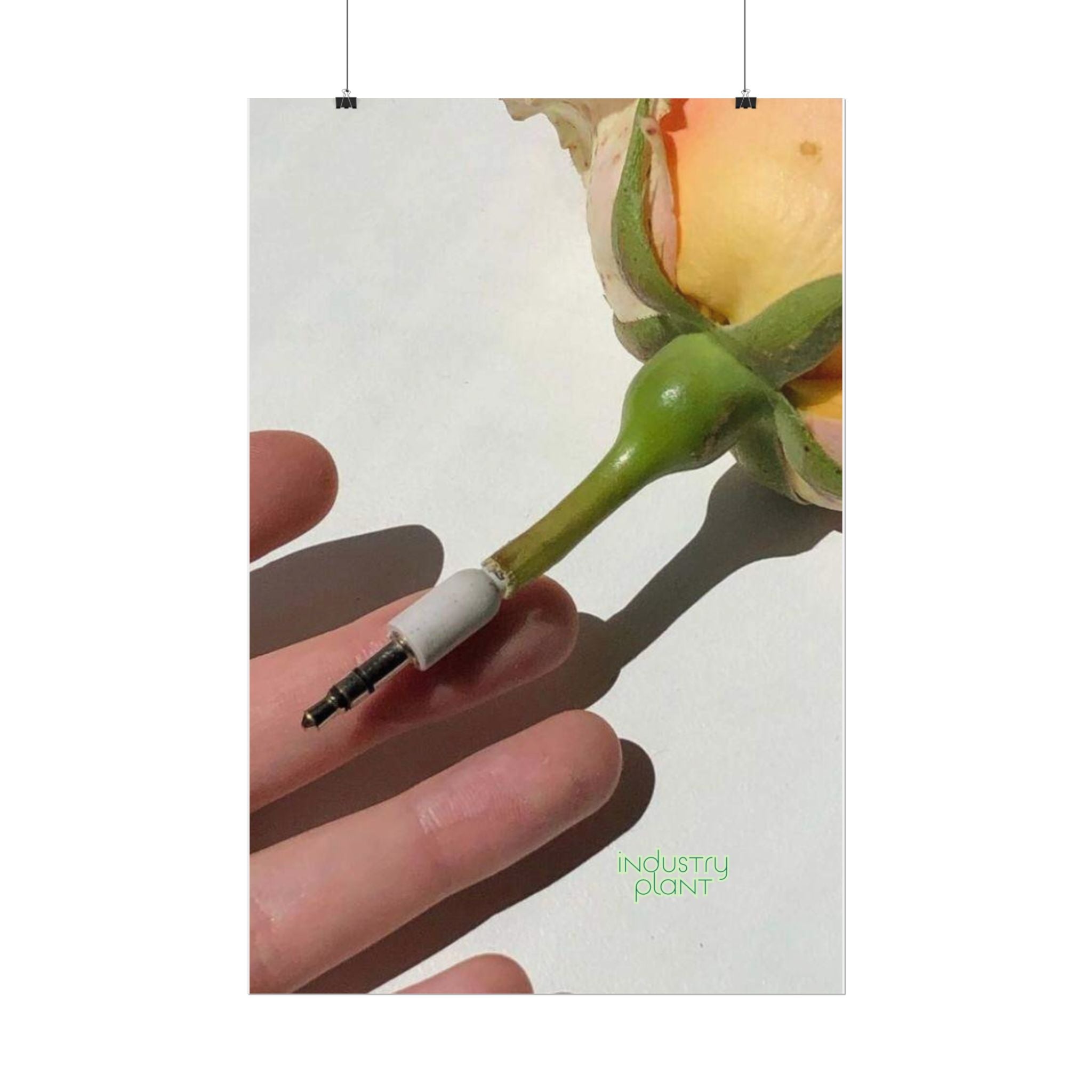 FLOWER POWER ANTHEM PEN Fine Art Poster — Surreal Floral Ballpoint Pen Fine Art Print by INDUSTRY PLANT @AutoPaybump