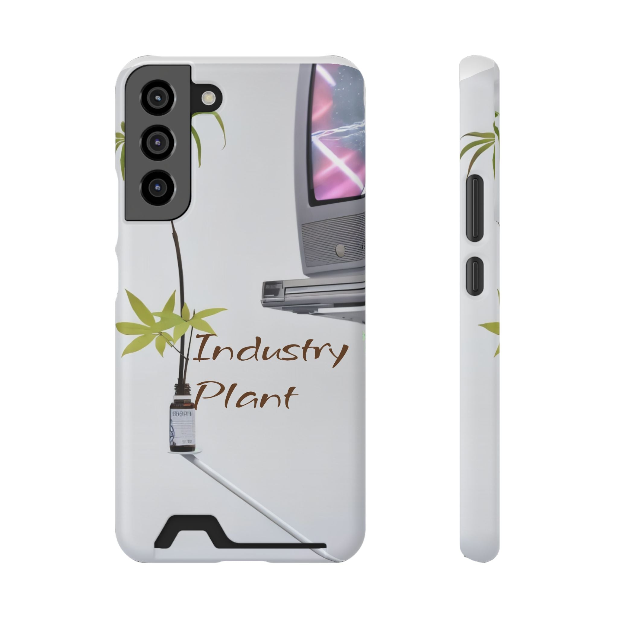 WEED TV Stylish Phone Case with Card Holder by Industry Plant @AutoPaybump