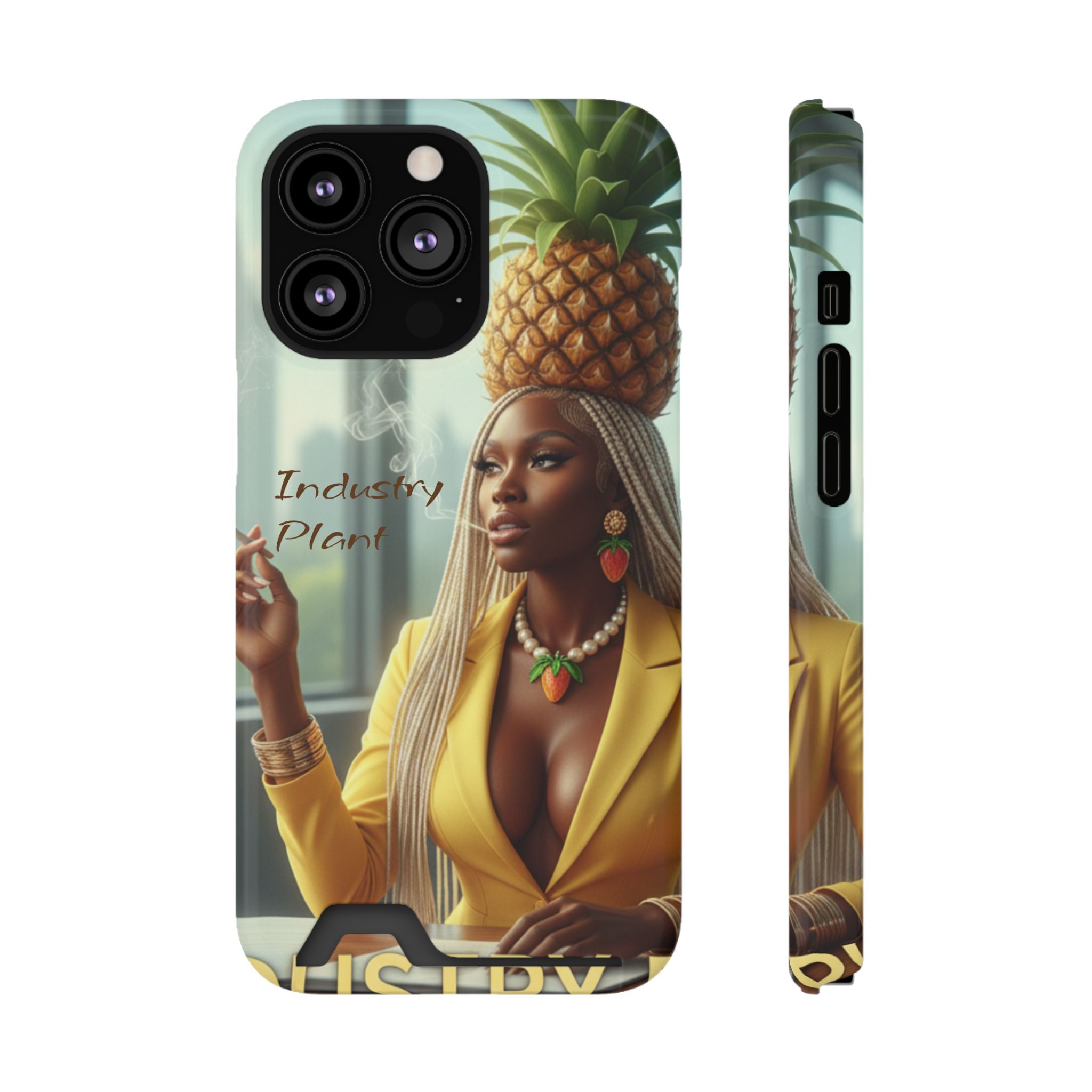 OSHUN EXHALES Stylish Phone Case with Card Holder by Industry Plant @AutoPaybump