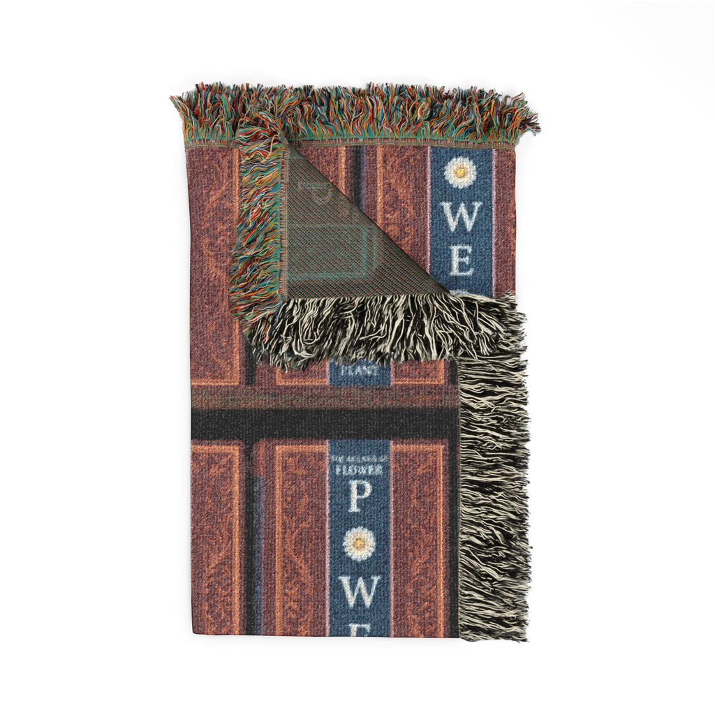 48 LAWS of FLOWER POWER Woven Blanket – Rustic Southwestern Navajo-Style Throw by INDUSTRY PLANT