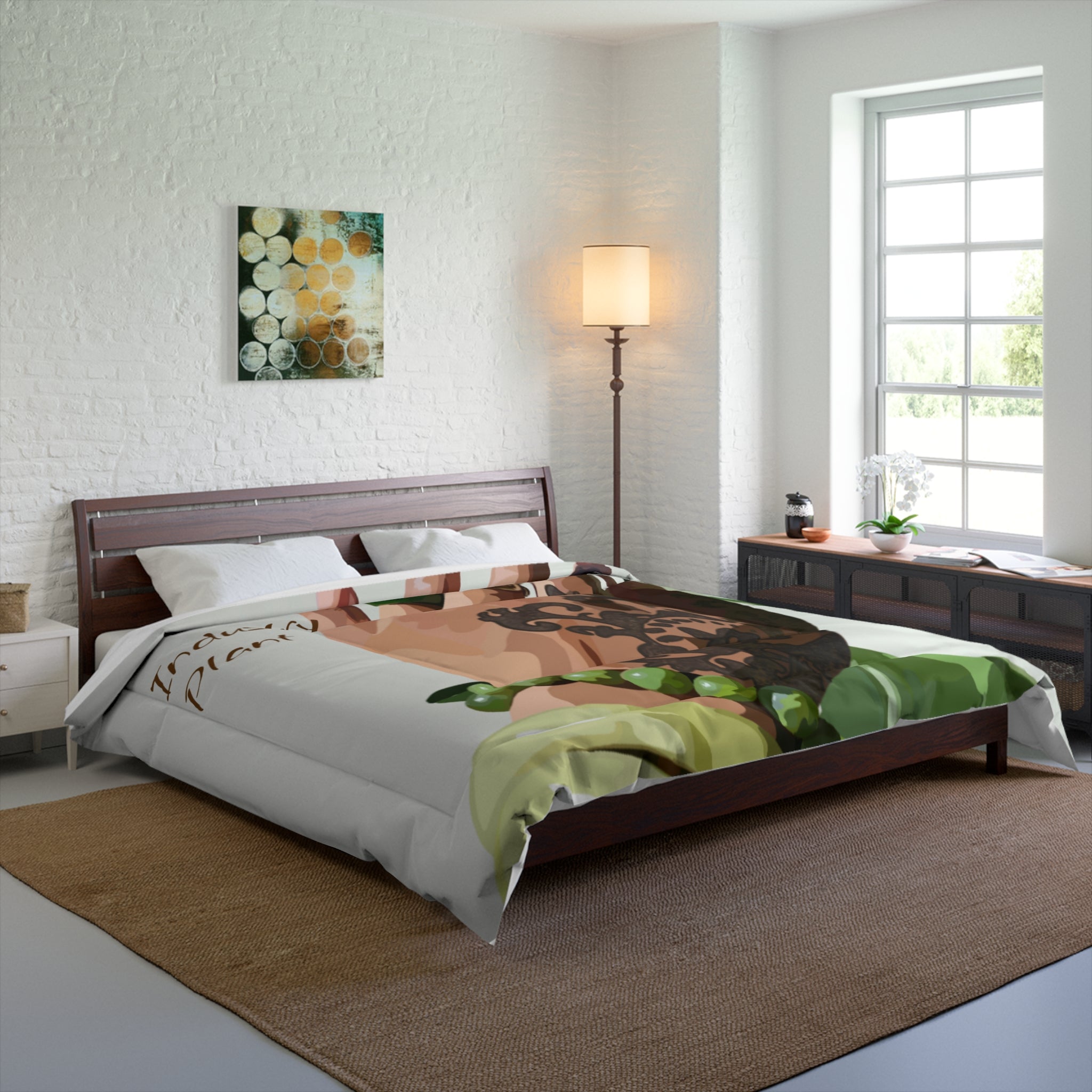 TATTED GREEN THUMB Comforter by Industry Plant @AutoPaybump