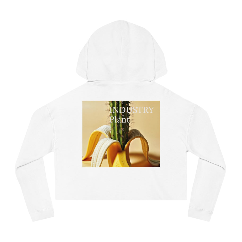 PEEL MY PRICKLED PECKER Chic Women's Cropped Hoodie by Industry Plant @AutoPaybump