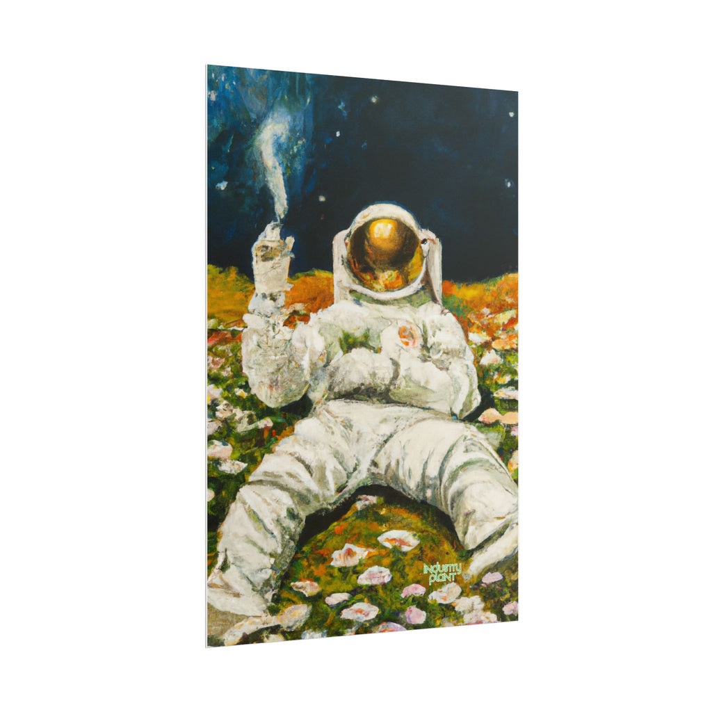 ASTRO STONER Fine Art Astronaut Poster — Retro Space Fine Art Print BY INDUSTRY PLANT @AutoPaybump