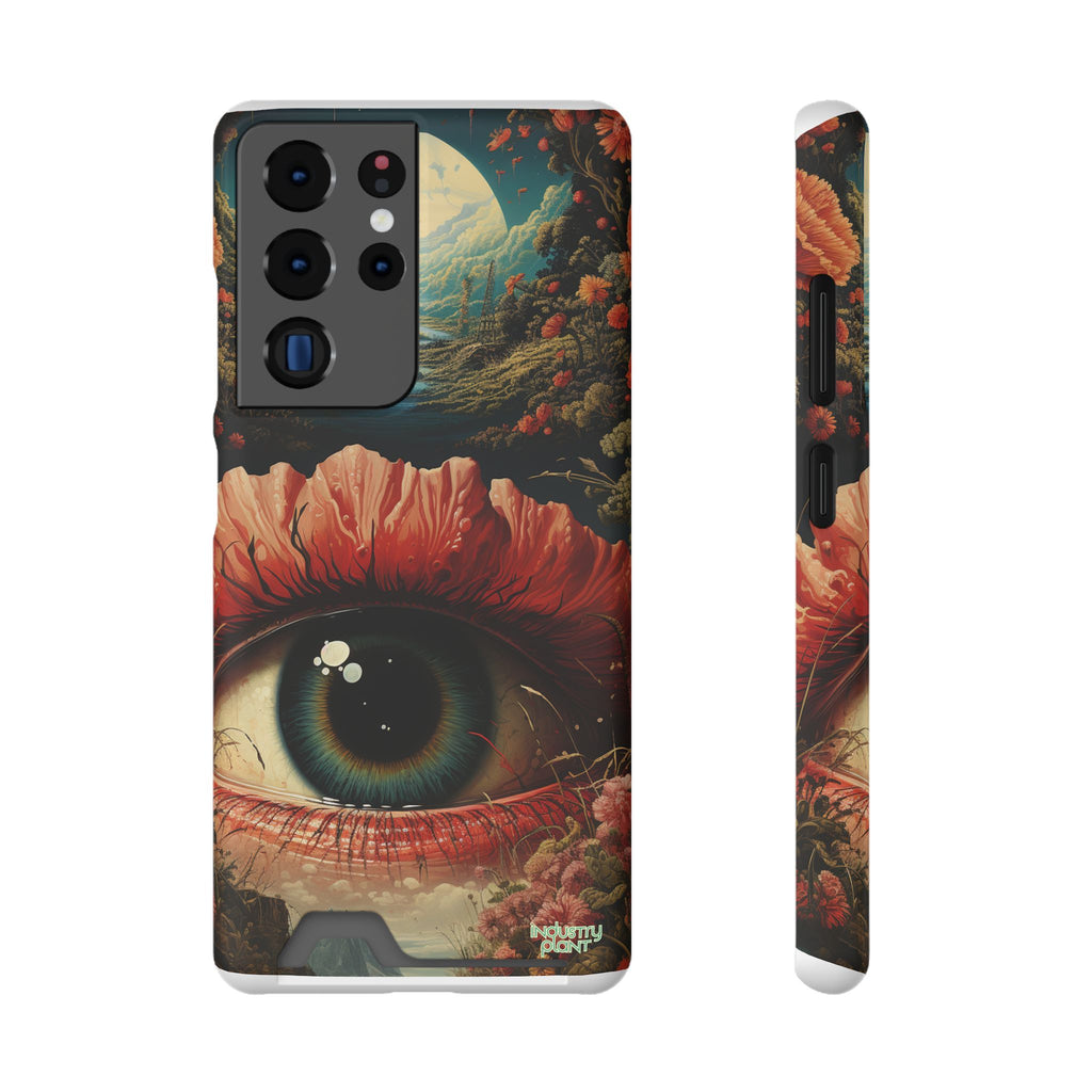Eye Bloom Here... Stylish Phone Case with Card Holder by INDUSTRY PLANT @AutoPaybump