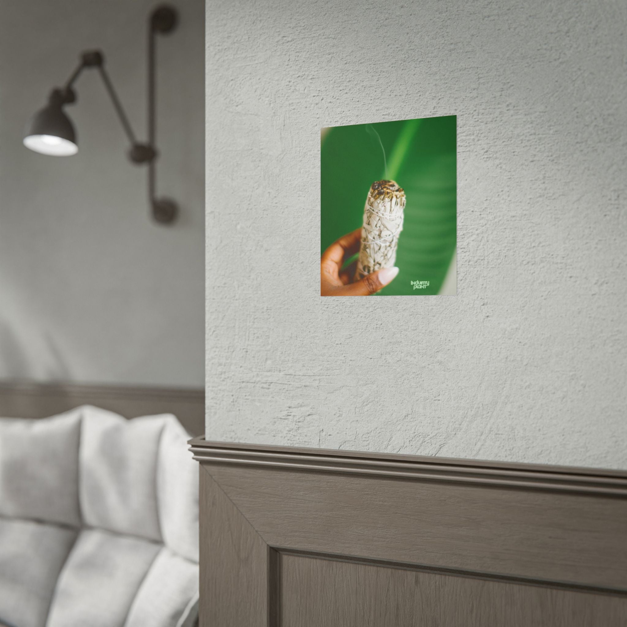 HER SAGING GRACE Sage Smudge Fine Art Poster — Botanical Aromatherapy Wall Fine Art by INDUSTRY PLANT @AutoPaybump
