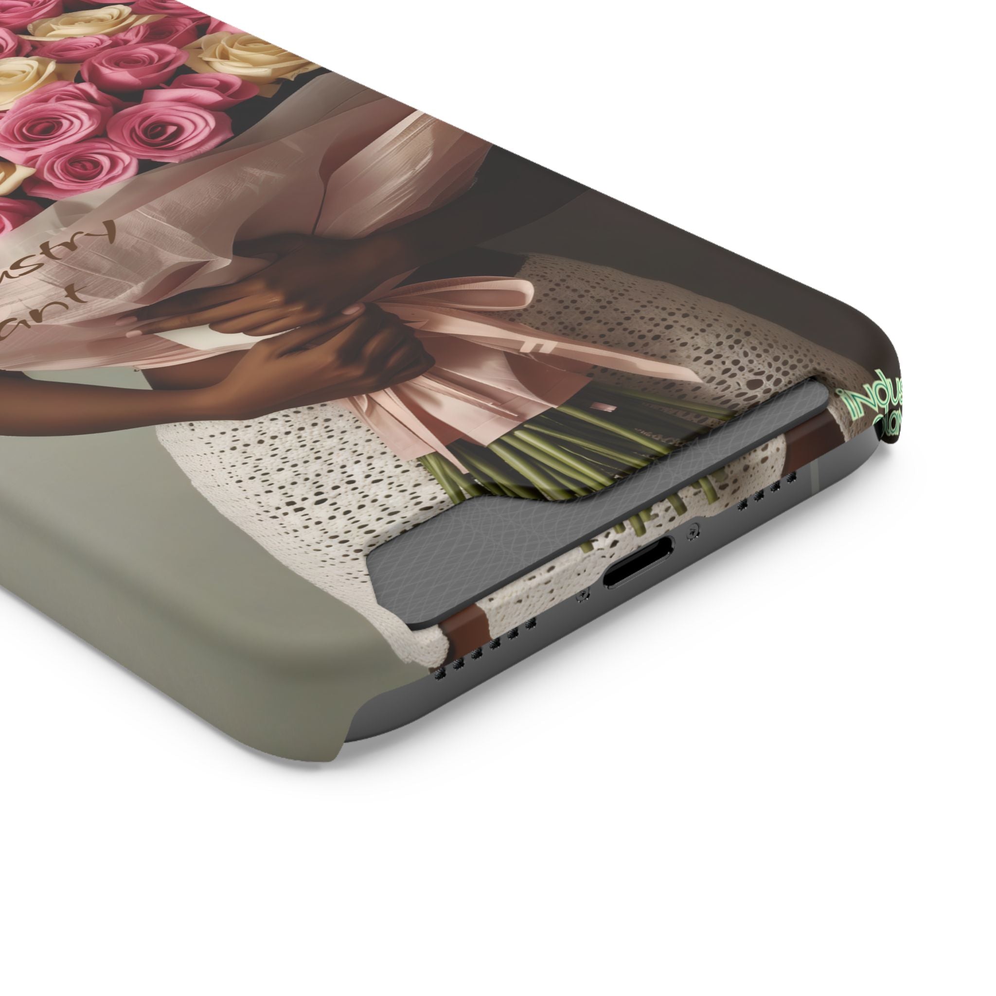 XOXO MS. BLOOMINGDALES PINK Stylish Phone Case with Card Holder by Industry Plant @AutoPaybump