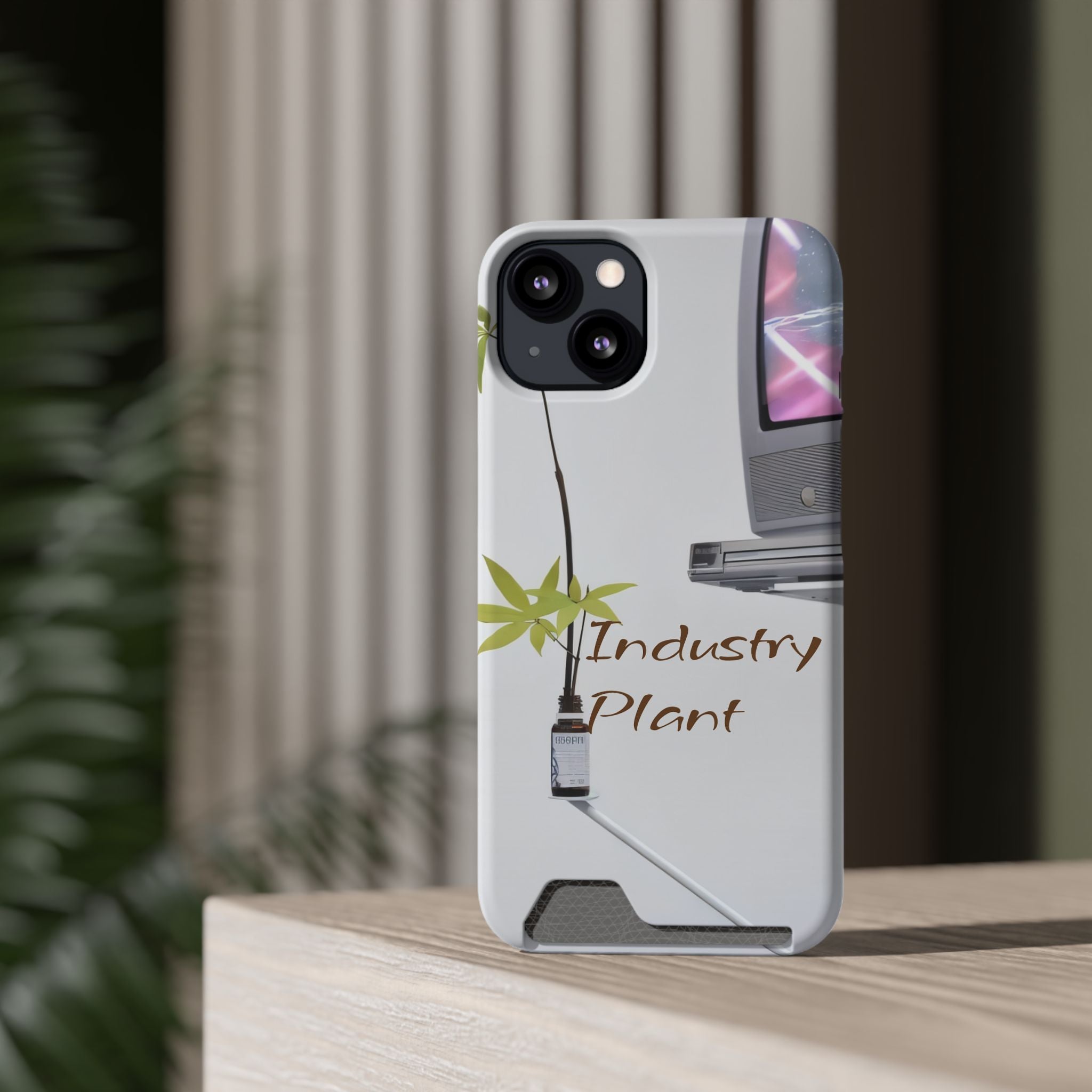 WEED TV Stylish Phone Case with Card Holder by Industry Plant @AutoPaybump