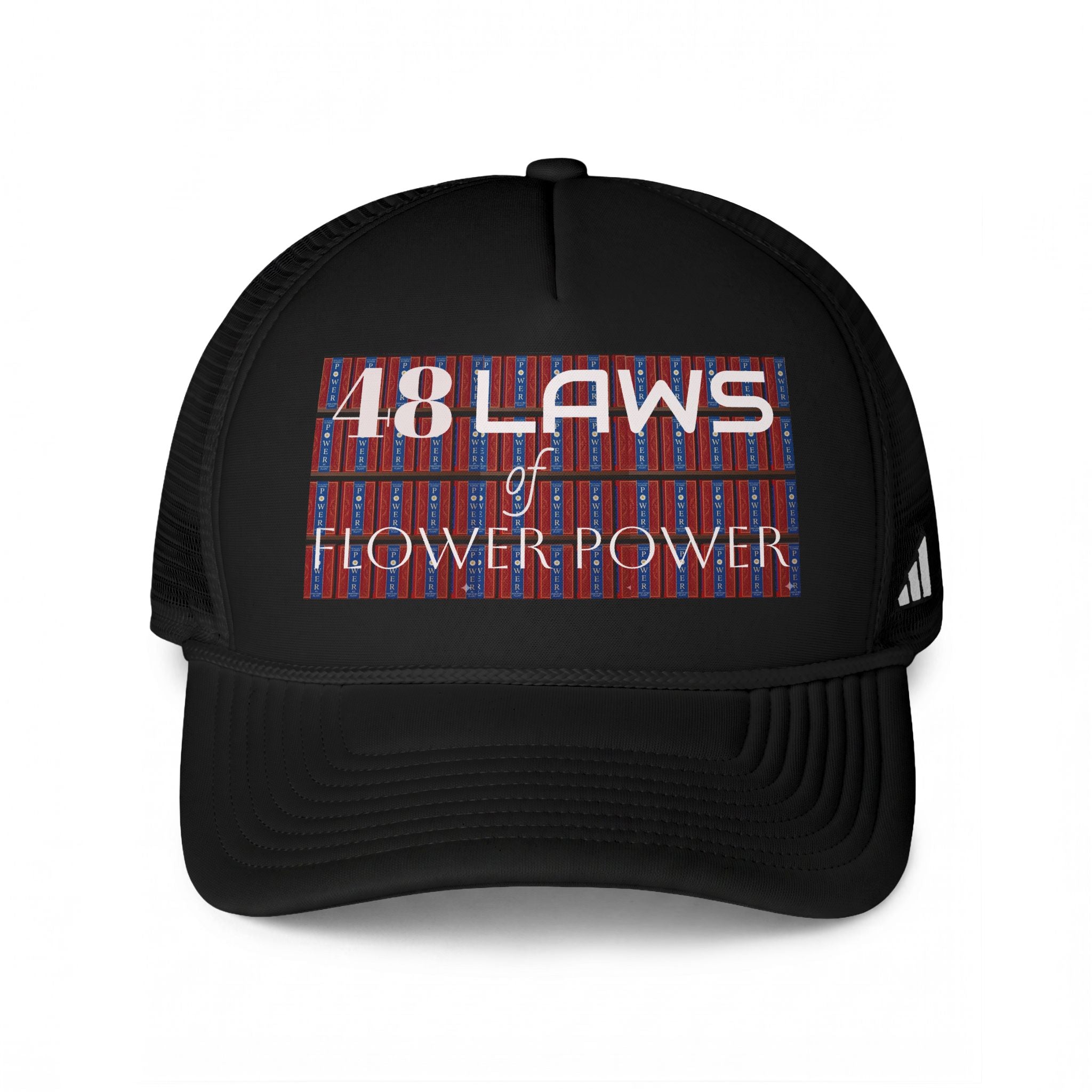 48 LAWS of FLOWER POWER Trucker Hat — Graphic Cap by Industry Plant