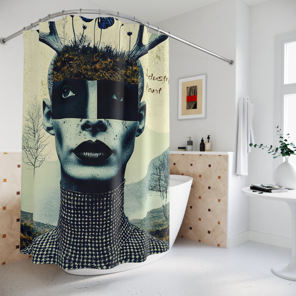 WOOD FAIRY FACE CARD Shower Curtain by @AutoPaybump