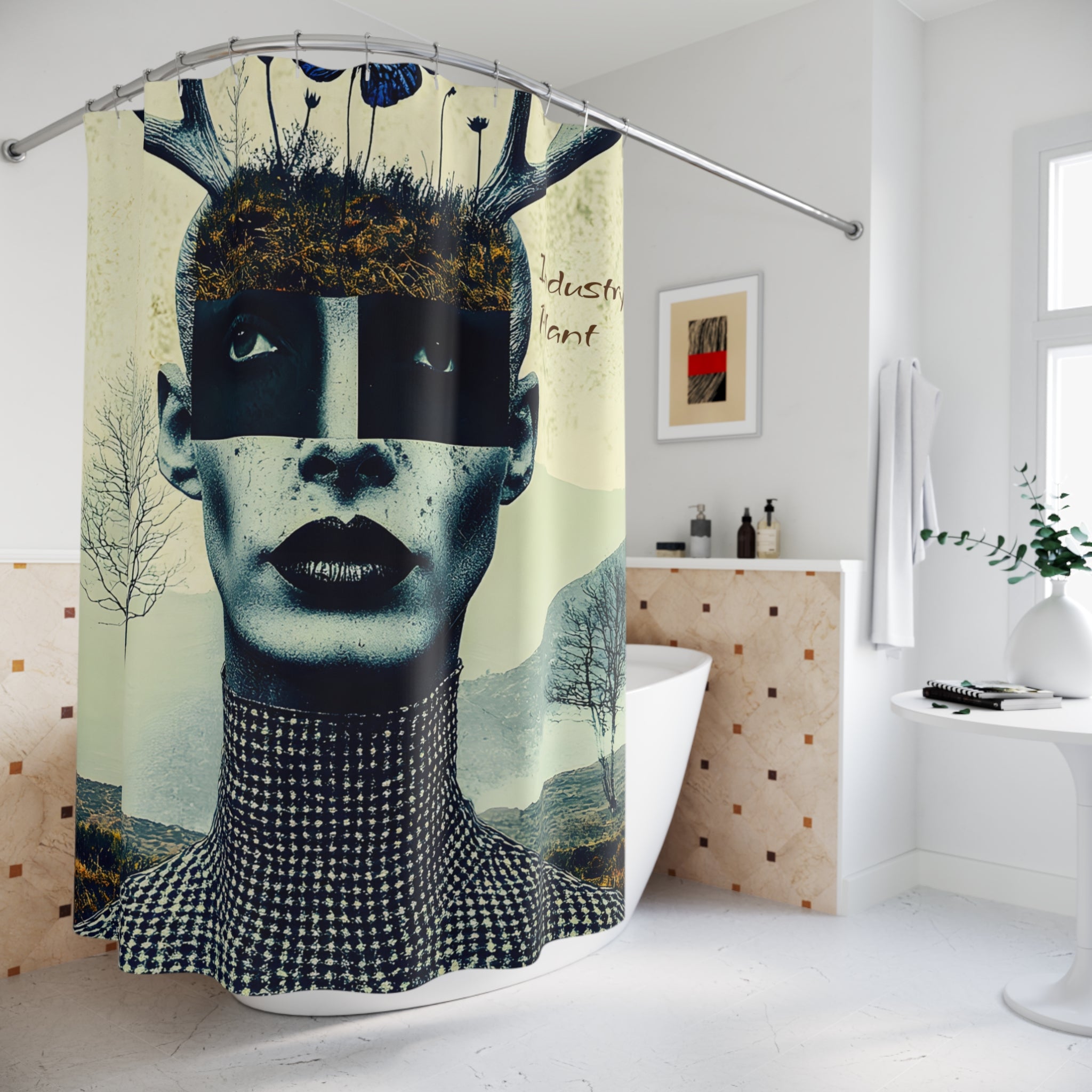WOOD FAIRY FACE CARD Shower Curtain by @AutoPaybump