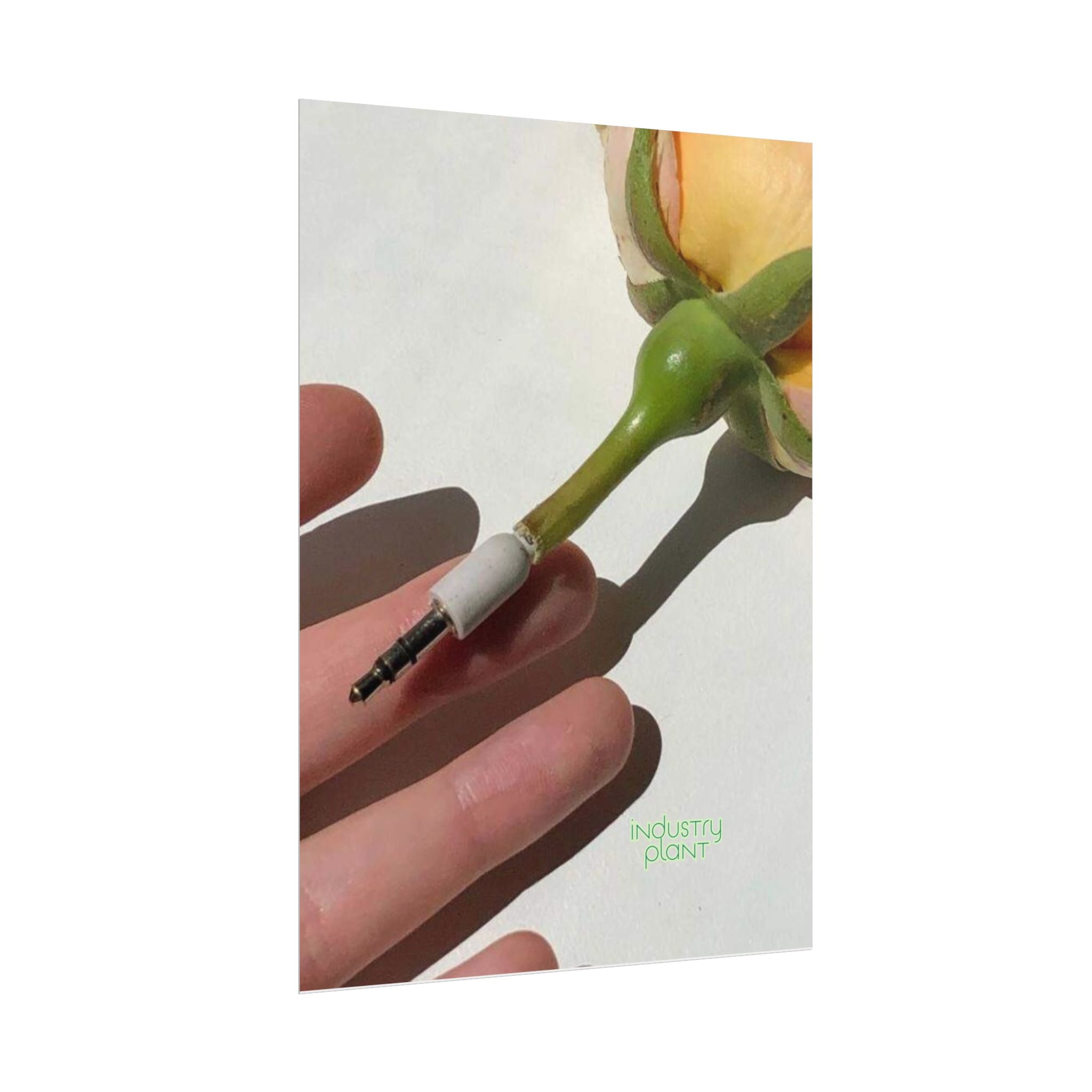 FLOWER POWER ANTHEM PEN Fine Art Poster — Surreal Floral Ballpoint Pen Fine Art Print by INDUSTRY PLANT @AutoPaybump