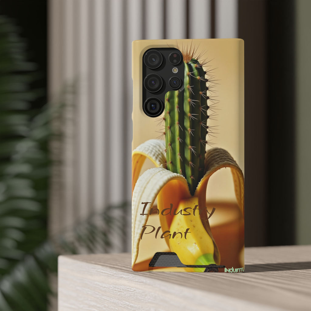 PEEL MY PRICKLED PECKER Stylish Phone Case with Card Holder by Industry Plant @AutoPaybump