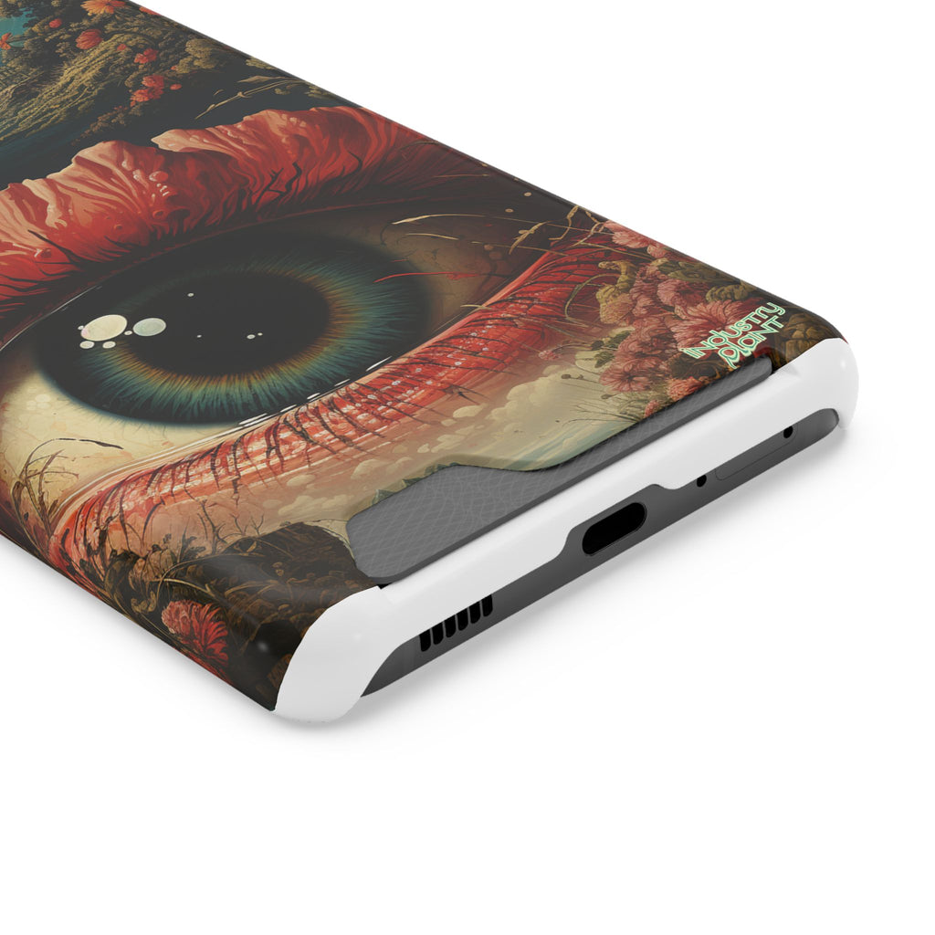 Eye Bloom Here... Stylish Phone Case with Card Holder by INDUSTRY PLANT @AutoPaybump