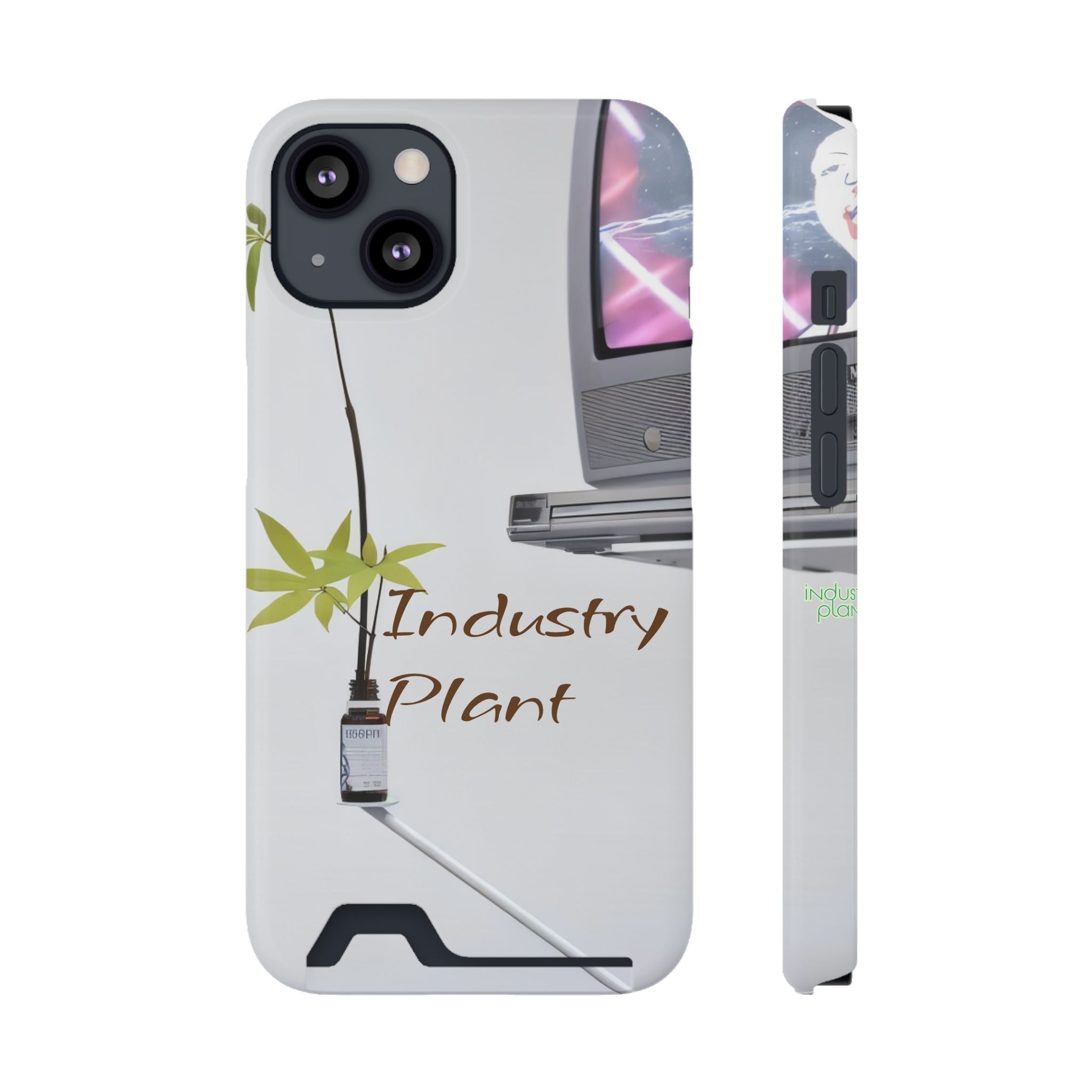 WEED TV Stylish Phone Case with Card Holder by Industry Plant @AutoPaybump