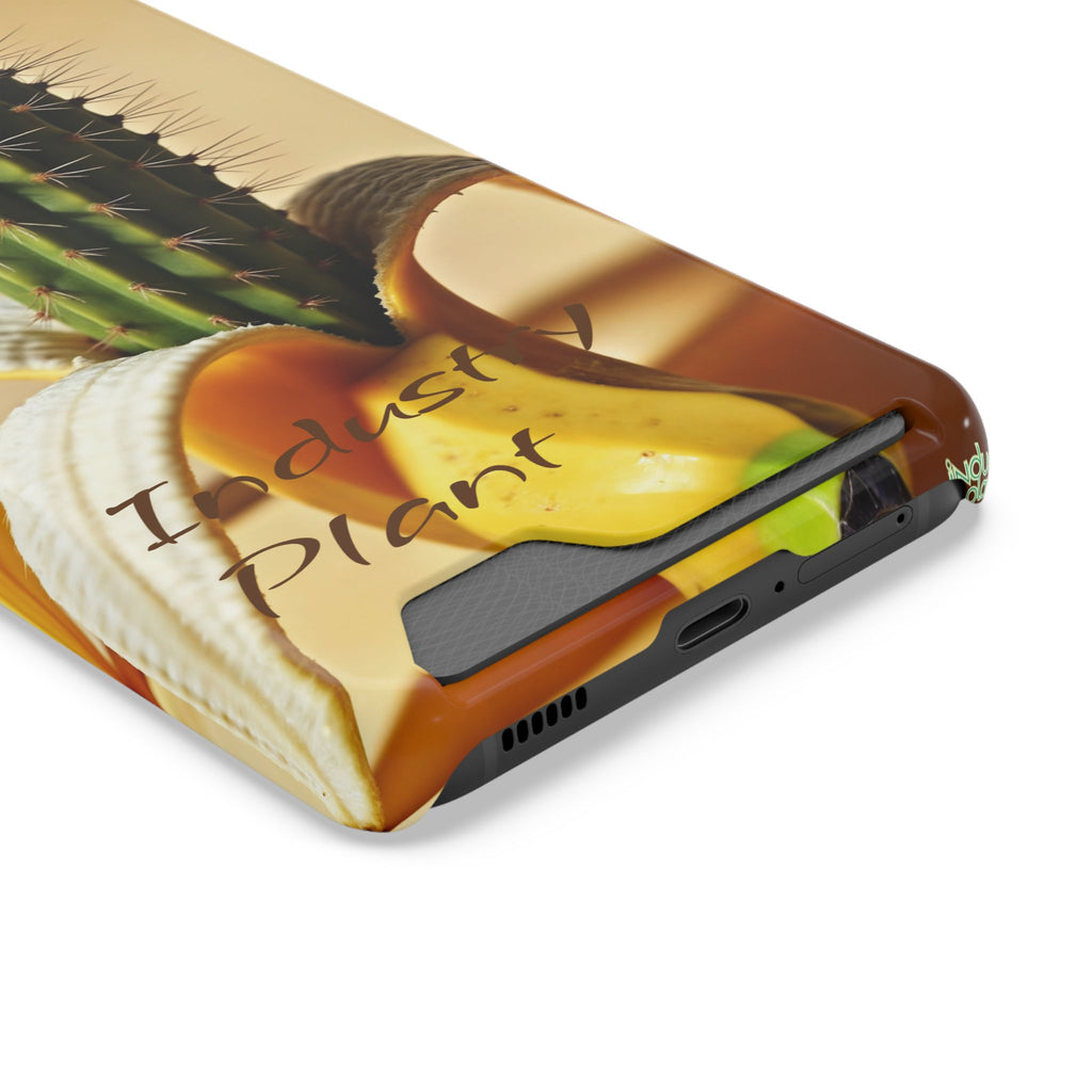 PEEL MY PRICKLED PECKER Stylish Phone Case with Card Holder by Industry Plant @AutoPaybump