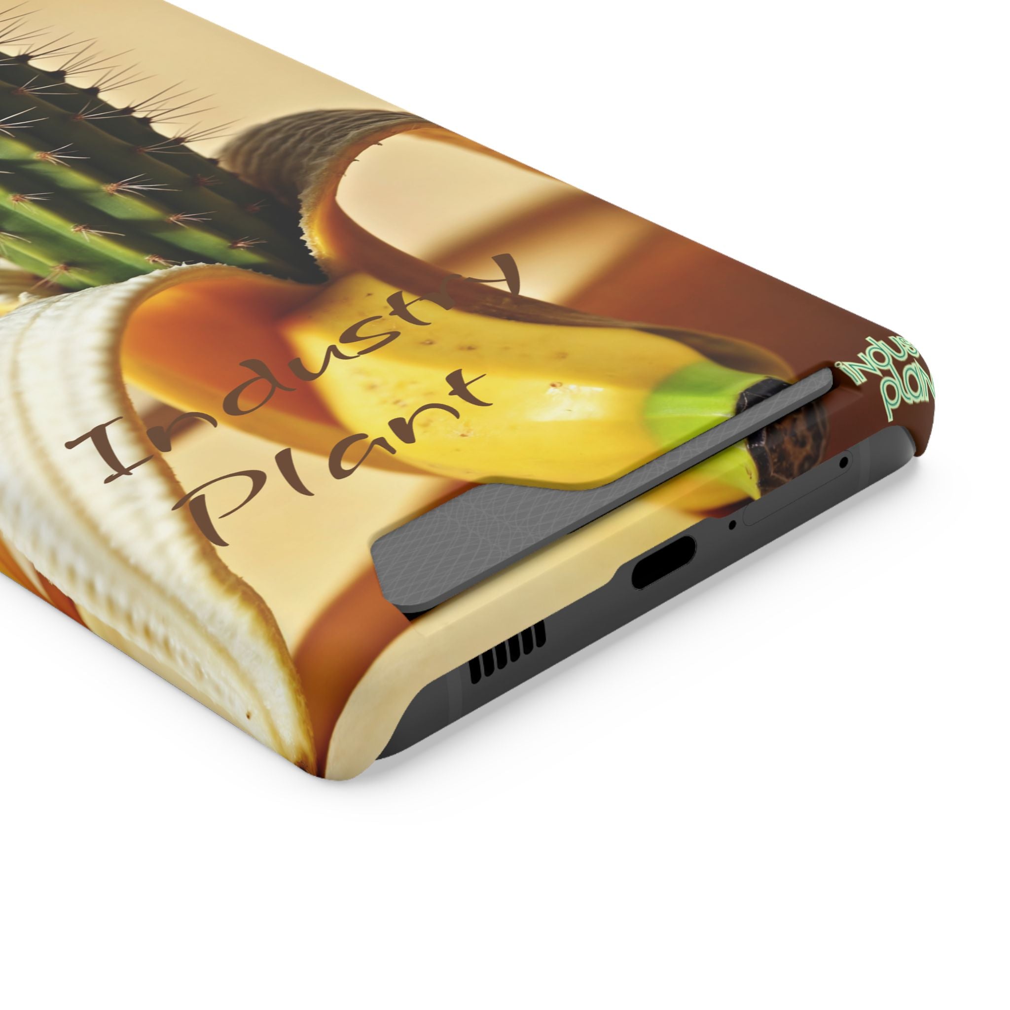 PEEL MY PRICKLED PECKER Stylish Phone Case with Card Holder by Industry Plant @AutoPaybump