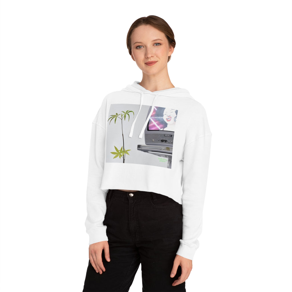 WEED TV Chic Women's Cropped Hoodie by Industry Plant @AutoPaybump