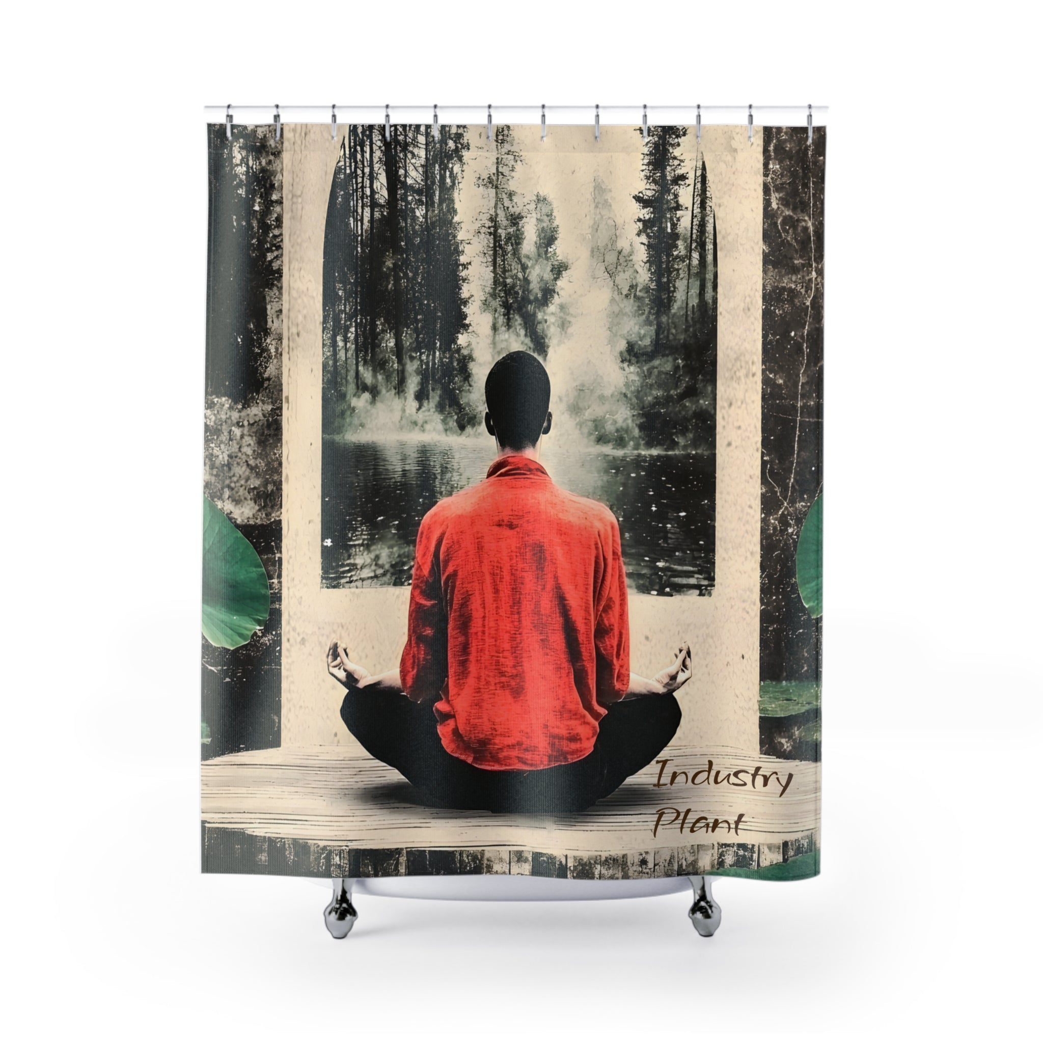 IMMERSIVE NATURE THERAPY Rx Shower Curtain by Industry Plant